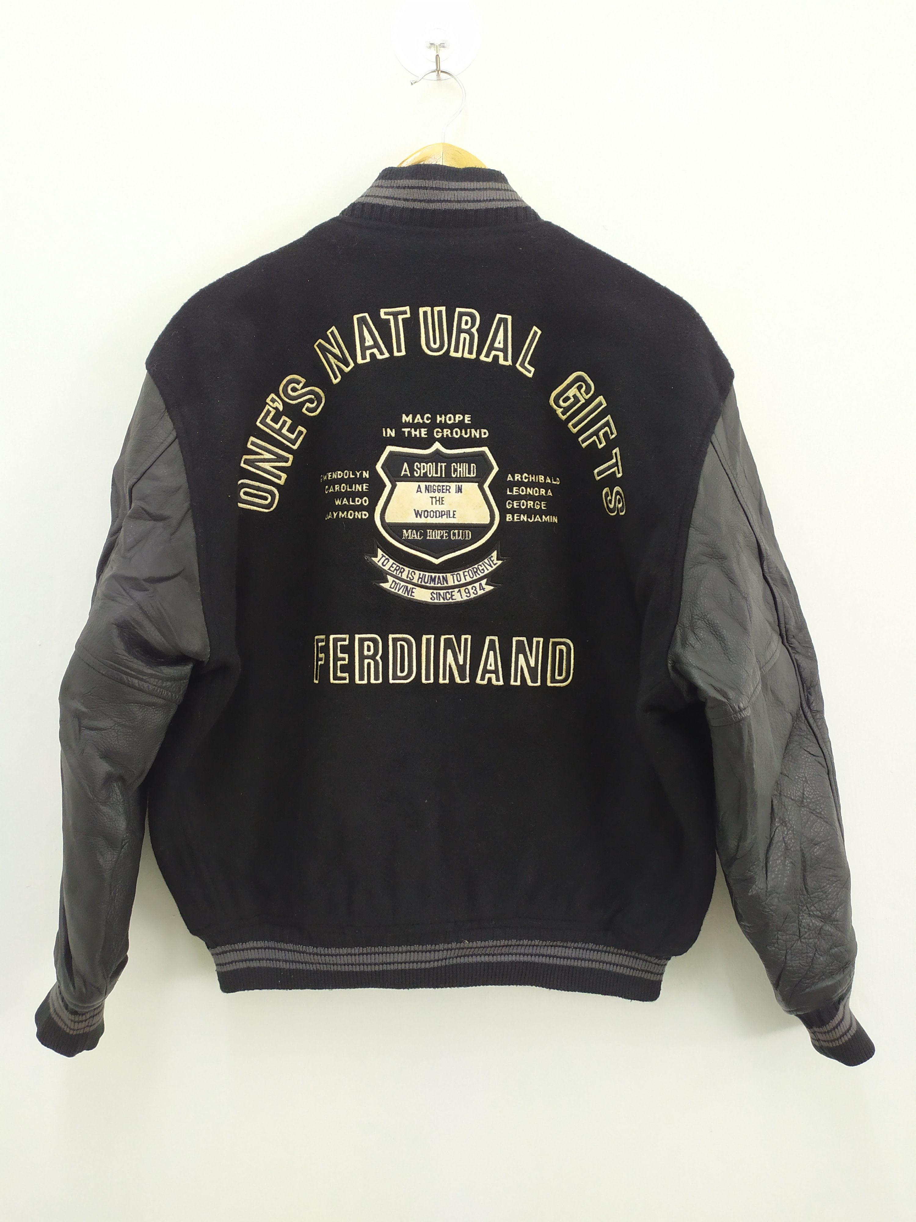 Vintage MAC HOPE IN THE GROUND VARSITY JACKET Size US M / EU 48-50 / 2 - 1 Thumbnail