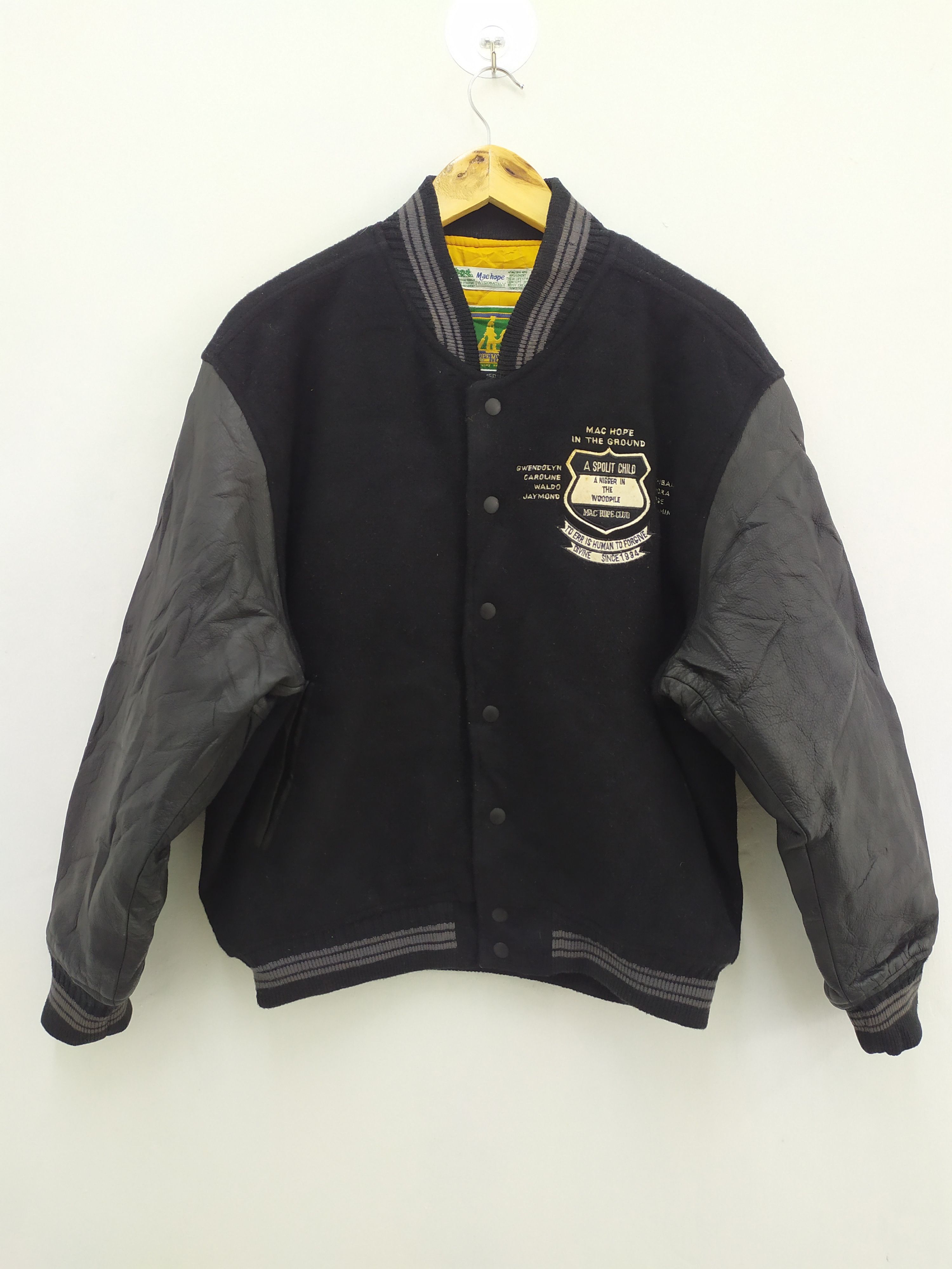 Vintage MAC HOPE IN THE GROUND VARSITY JACKET Size US M / EU 48-50 / 2 - 2 Thumbnail