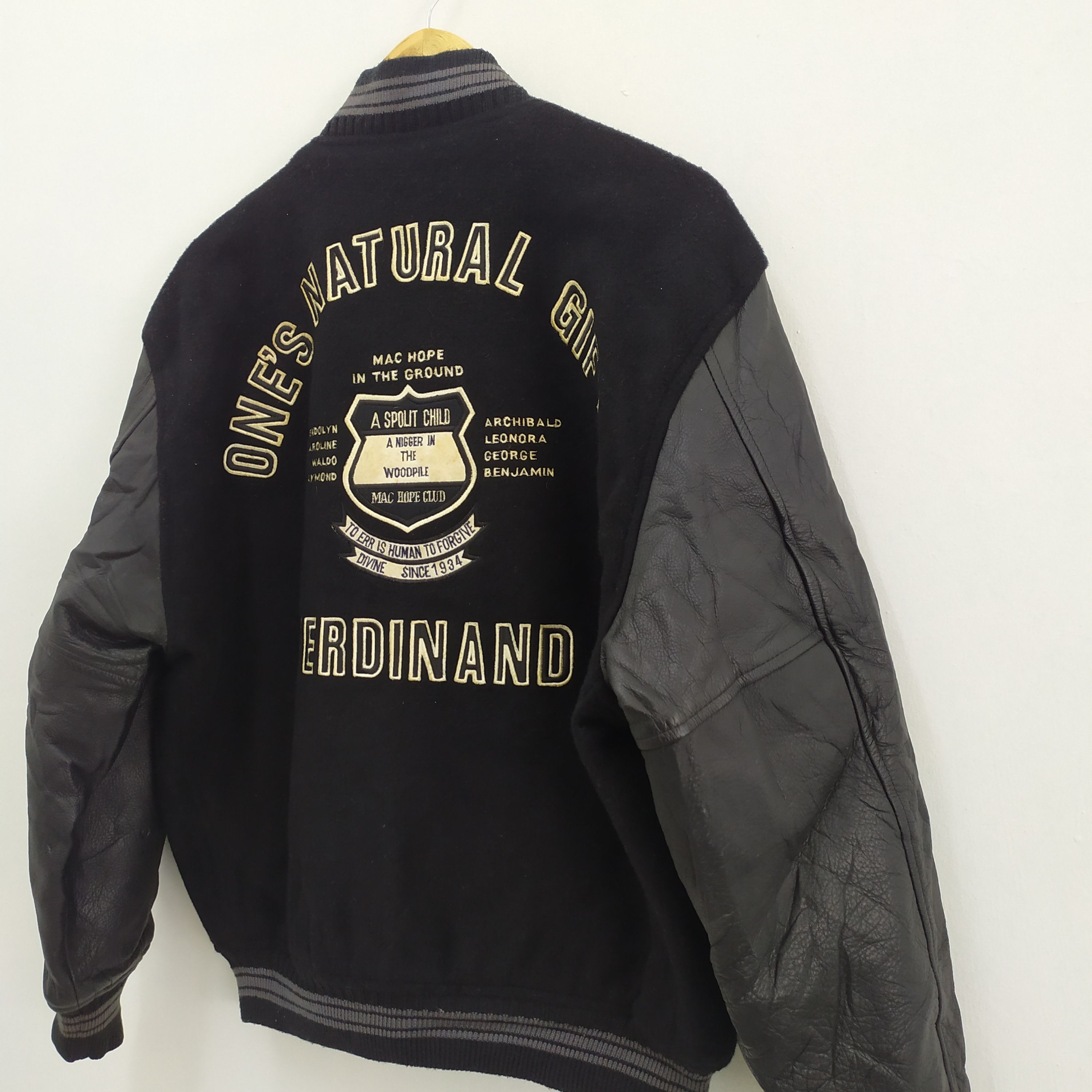 Vintage MAC HOPE IN THE GROUND VARSITY JACKET Size US M / EU 48-50 / 2 - 6 Thumbnail