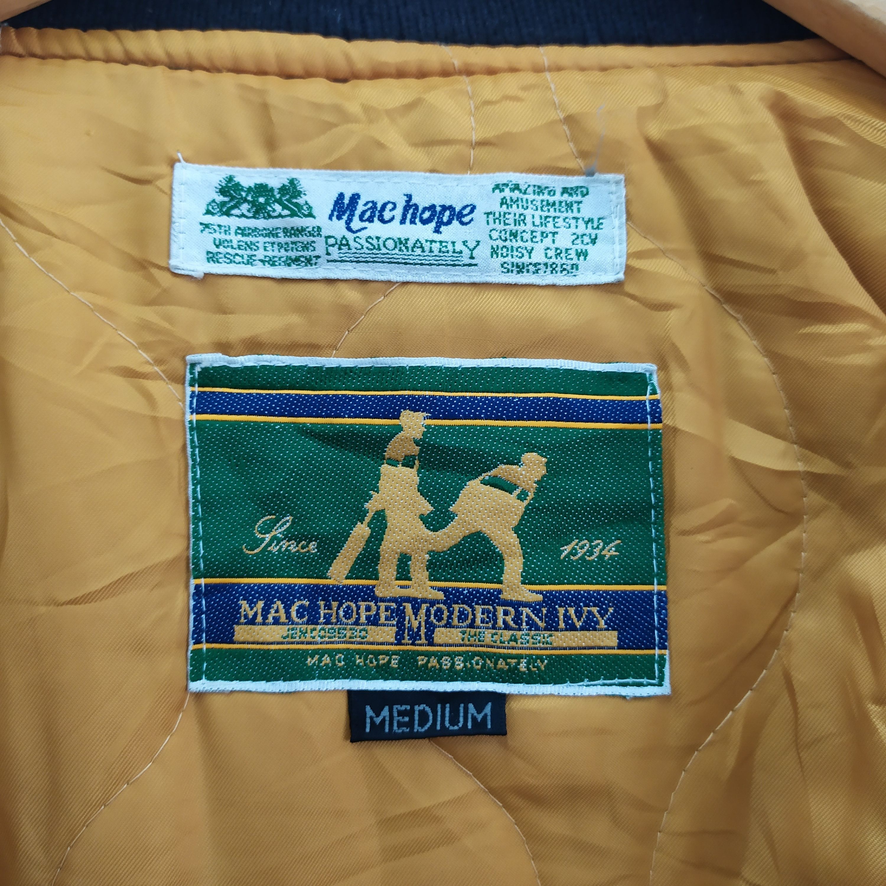 Vintage MAC HOPE IN THE GROUND VARSITY JACKET Size US M / EU 48-50 / 2 - 12 Thumbnail