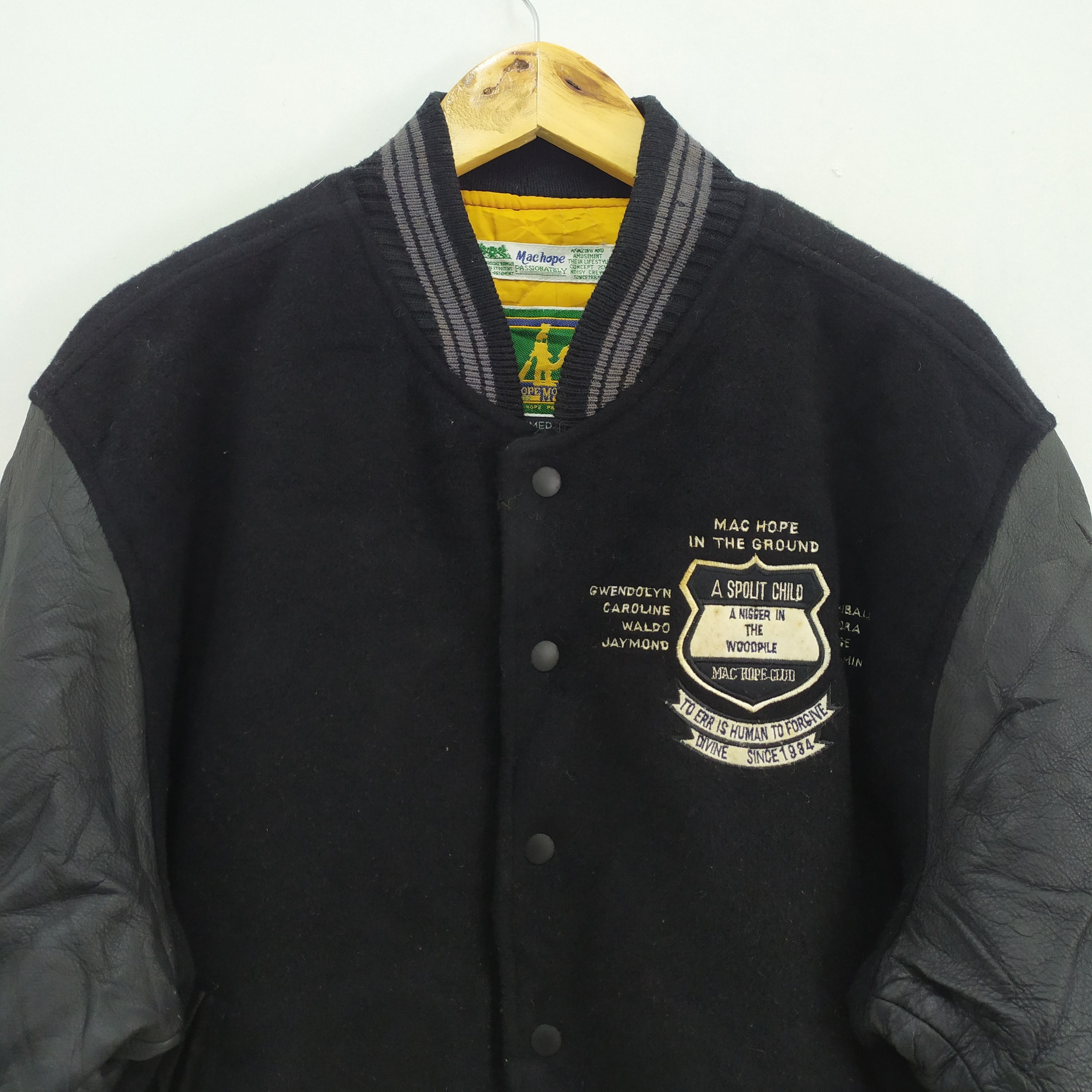 Vintage MAC HOPE IN THE GROUND VARSITY JACKET Size US M / EU 48-50 / 2 - 5 Thumbnail