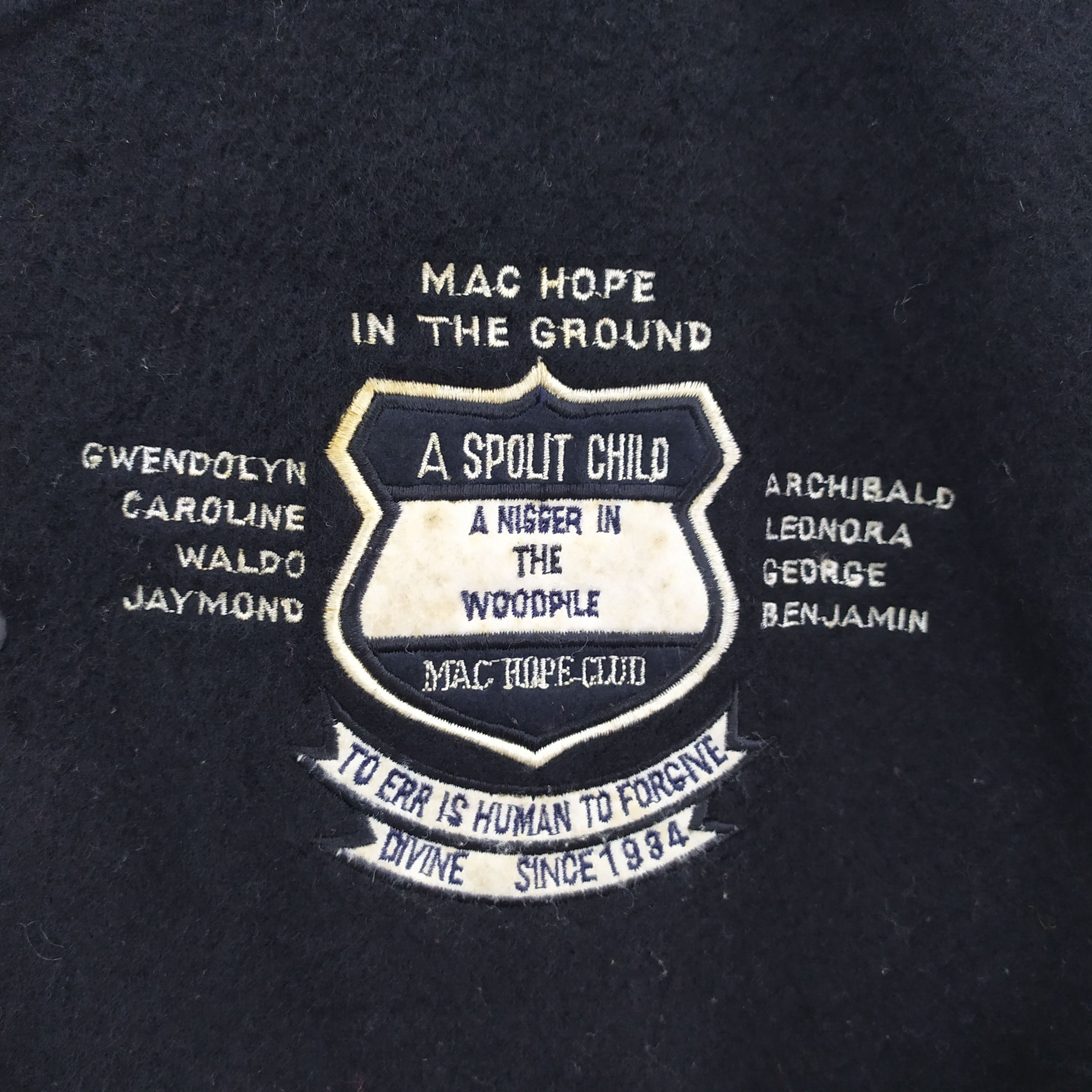 Vintage MAC HOPE IN THE GROUND VARSITY JACKET Size US M / EU 48-50 / 2 - 9 Thumbnail