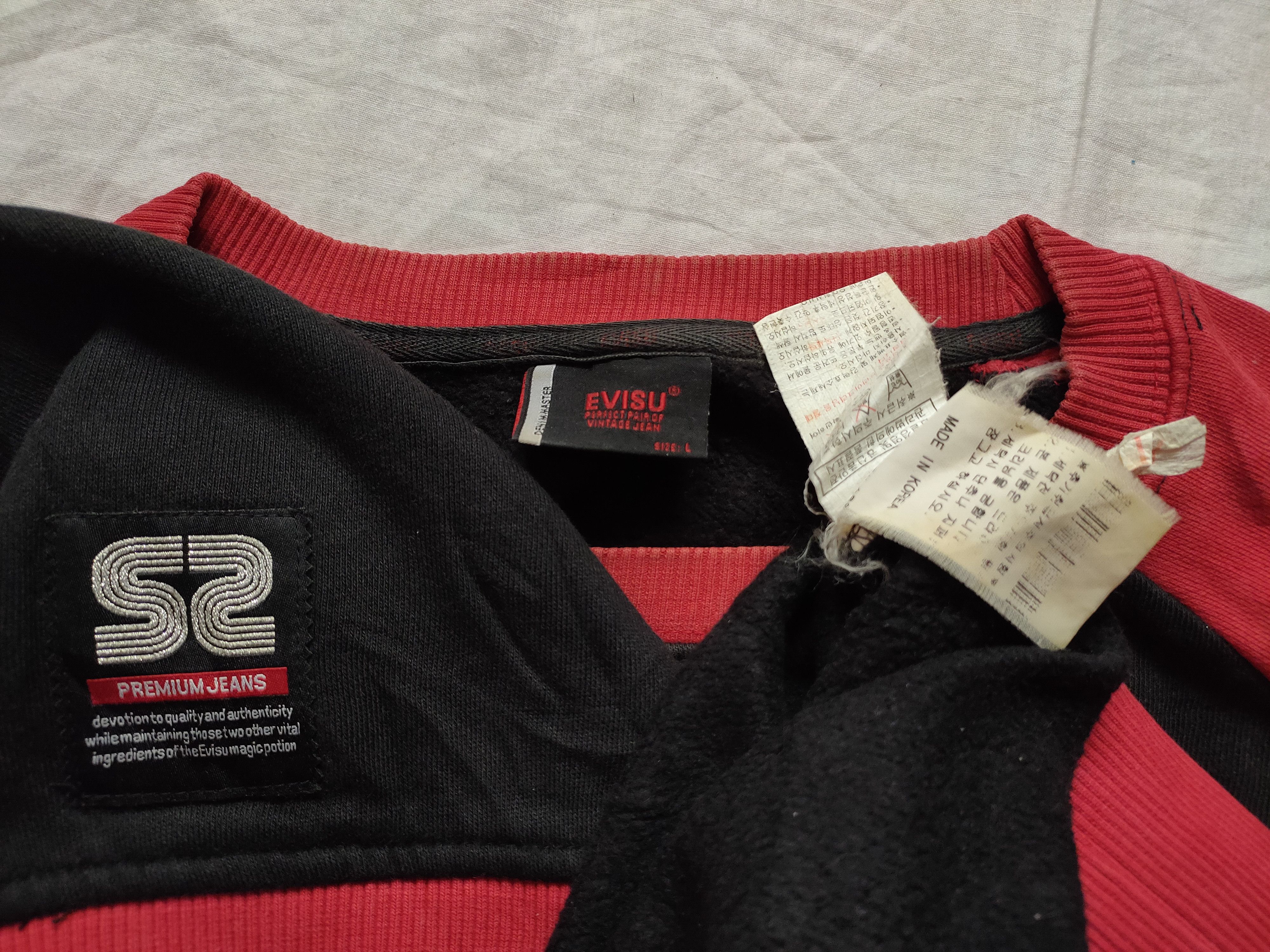 Evisu Evisu Genes Osaka Japan Sweatshirt Big Logo Size US L / EU 52-54 / 3 - 3 Thumbnail