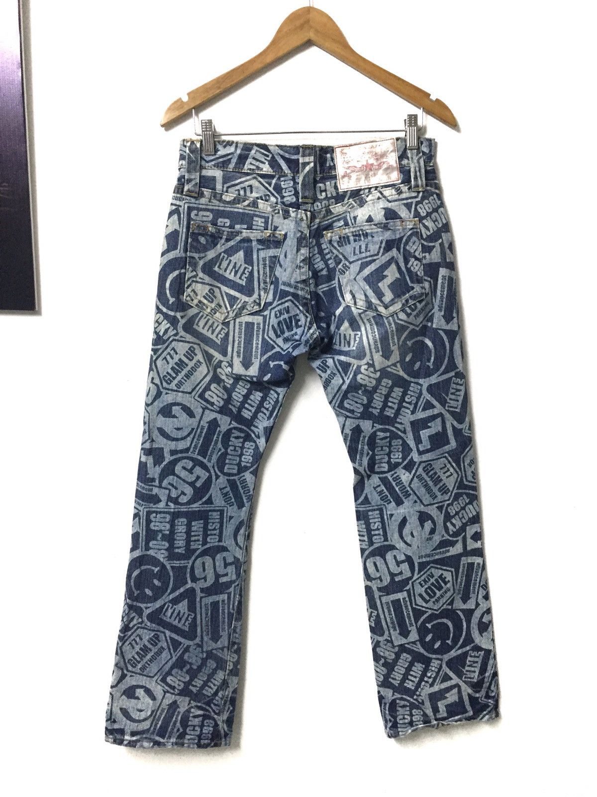 Co & Lu Smile All Overprint Art Denim Like Hysteric Glamour