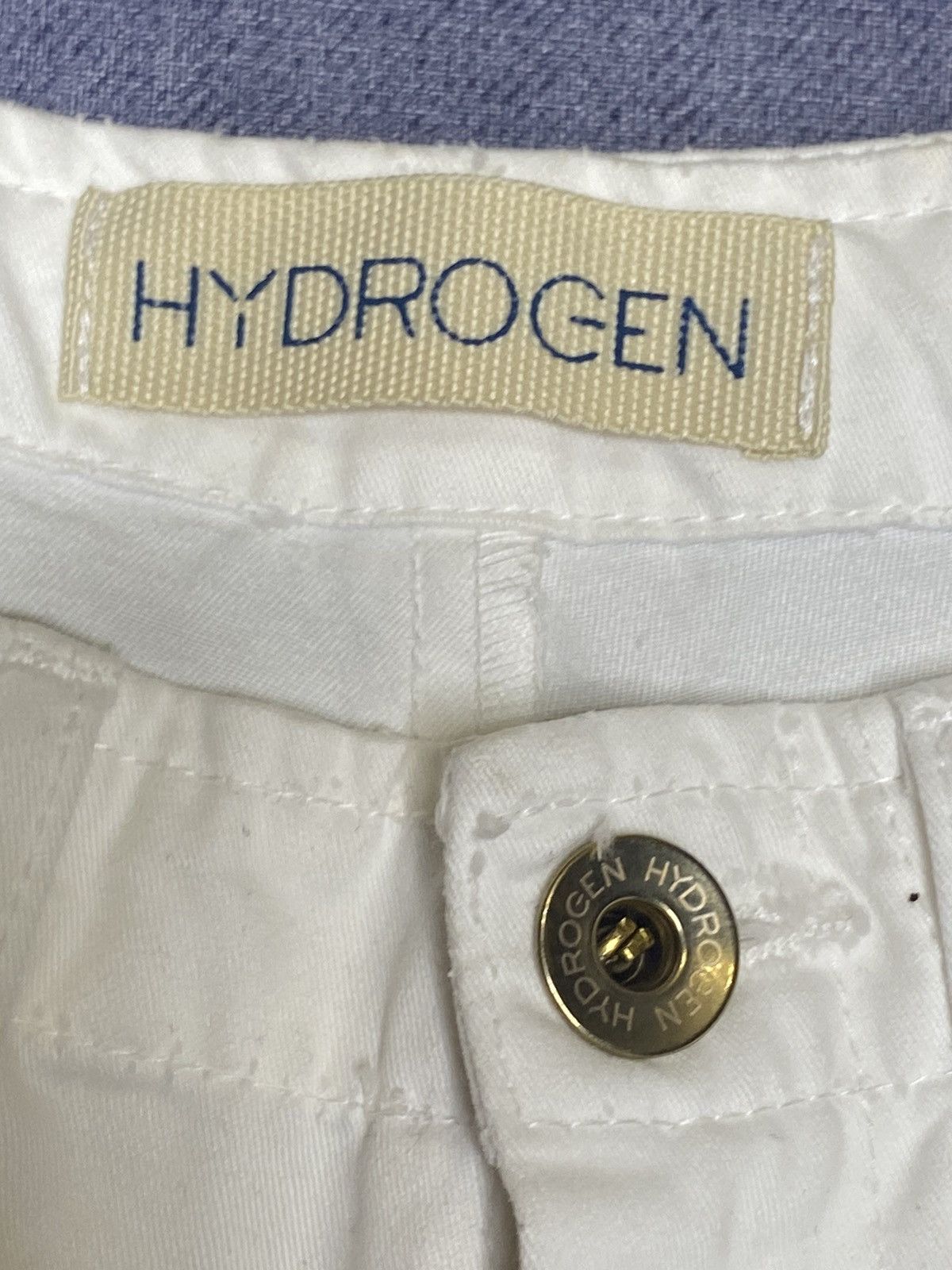 HYDROGEN × Japanese Brand Hydrogen white cargo pants Size S Size US 30 / EU 46 - 4 Thumbnail