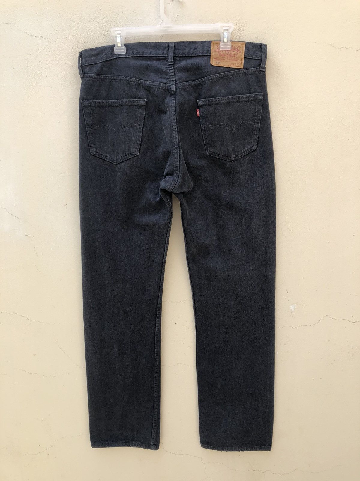 Levi's Vintage 1993 Levi’s 501 Jeans Faded Dark Blue Denim Size US 36 / EU 52 - 11 Thumbnail