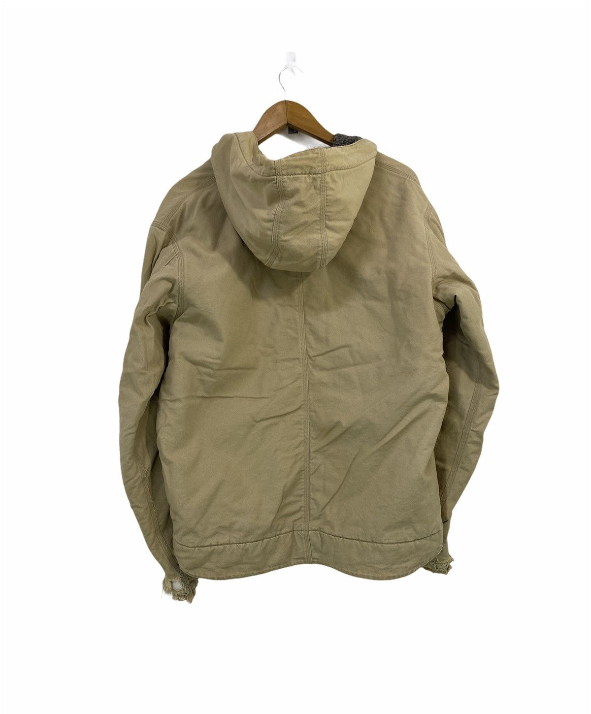 Patagonia Vintage Patagonia Chore Hoodie Jacket Sherpa Distressed Size US M / EU 48-50 / 2 - 2 Thumbnail