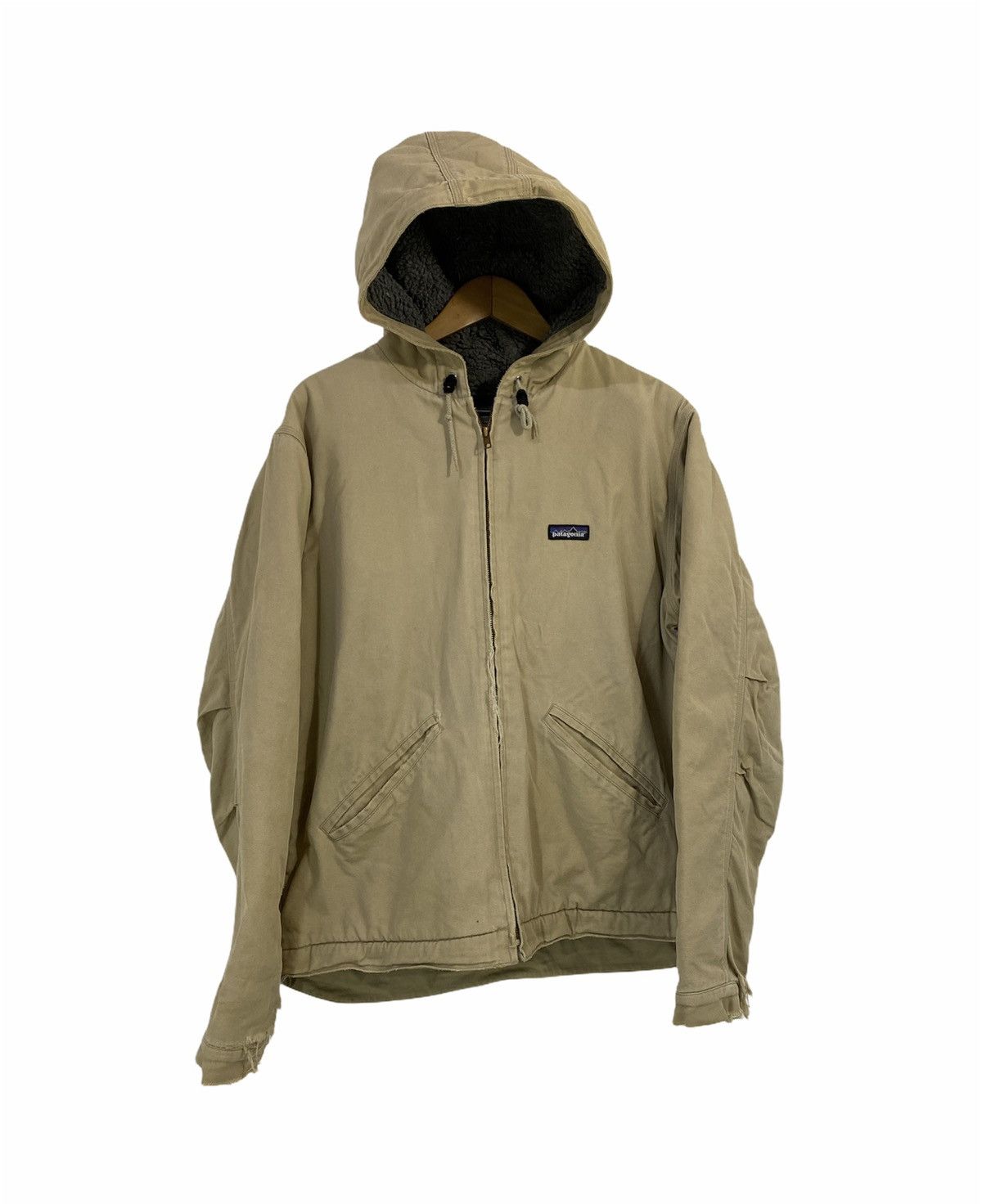 Patagonia Vintage Patagonia Chore Hoodie Jacket Sherpa Distressed Size US M / EU 48-50 / 2 - 1 Thumbnail