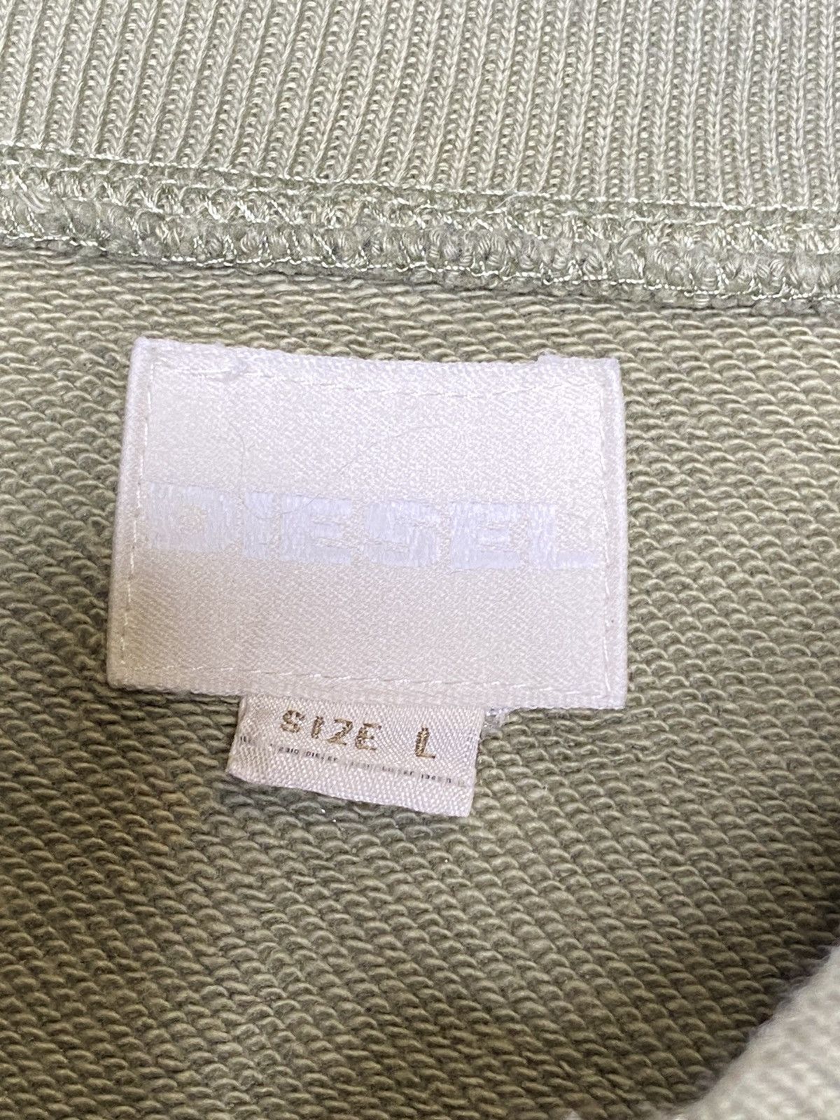 Diesel Diesel khaki japan bomber sweatshirt size L Size US L / EU 52-54 / 3 - 3 Thumbnail