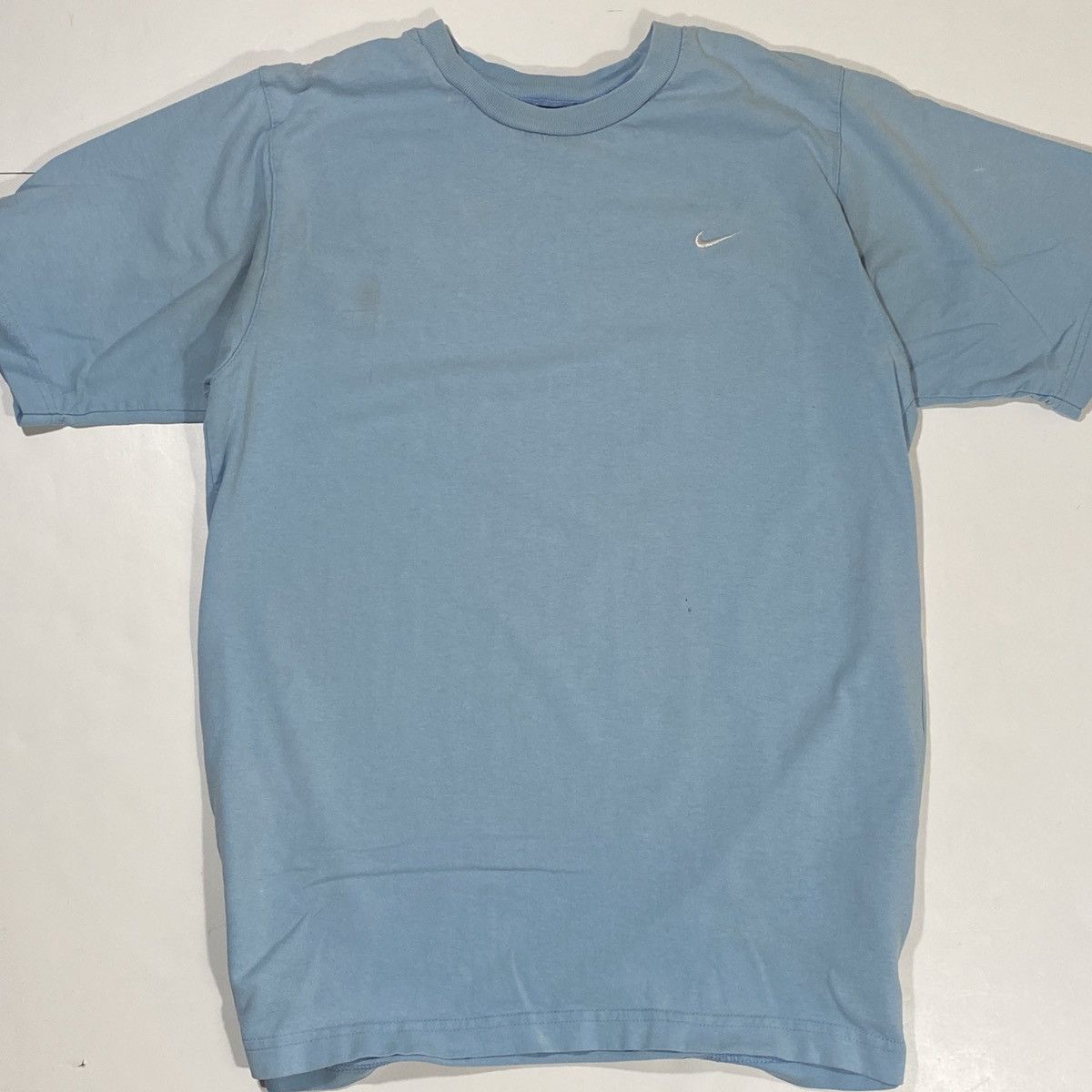 Nike Vintage Baby Blue Nike Tee Shirt | Grailed