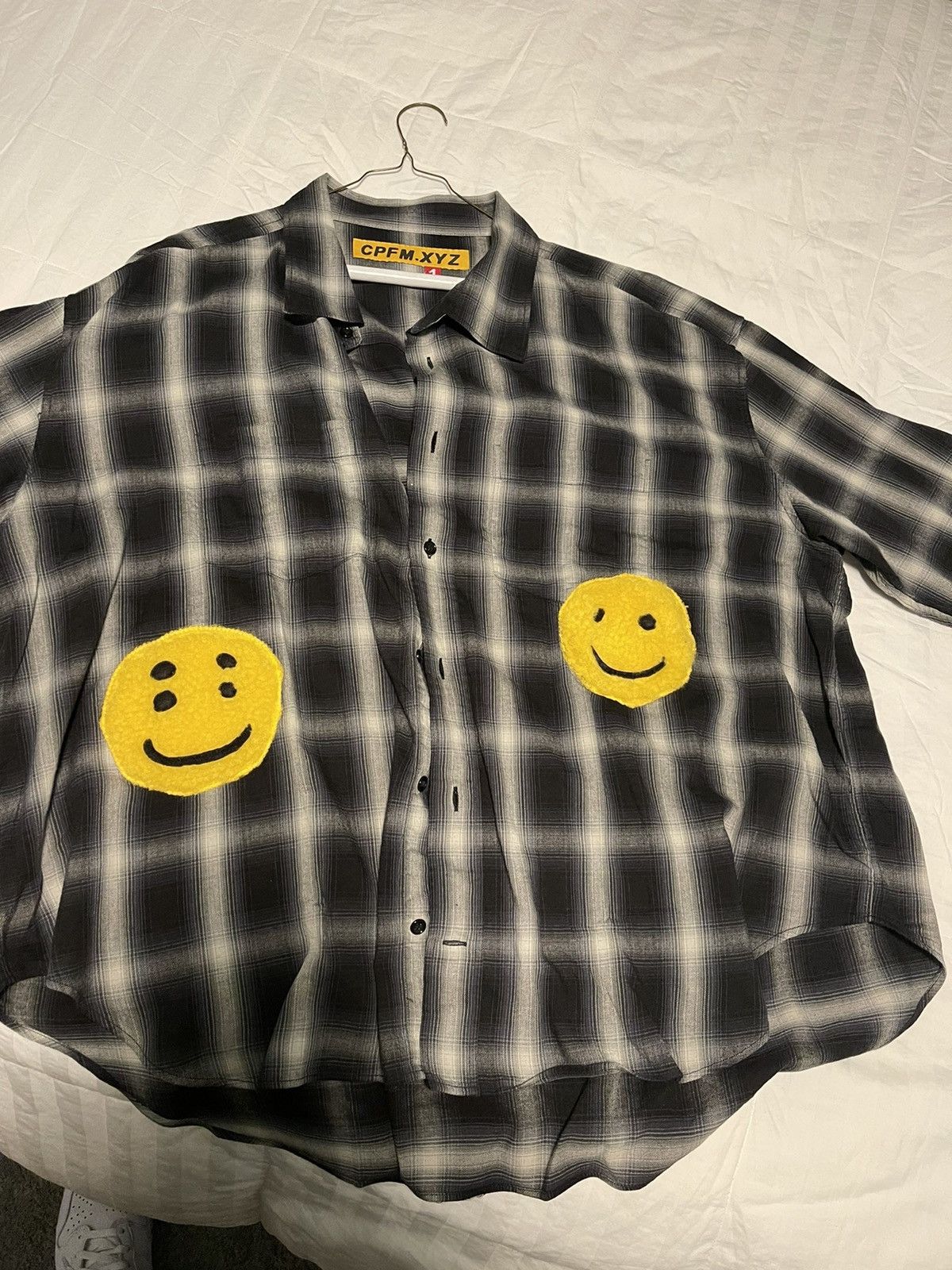 HUMANMADE CPFM DOUBLE VISION CHECK SHIRT