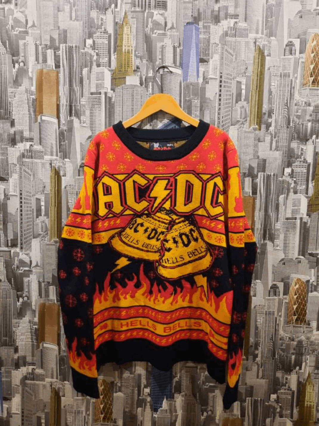 AC/DC × Metallica × Vintage sweater acdc | Grailed