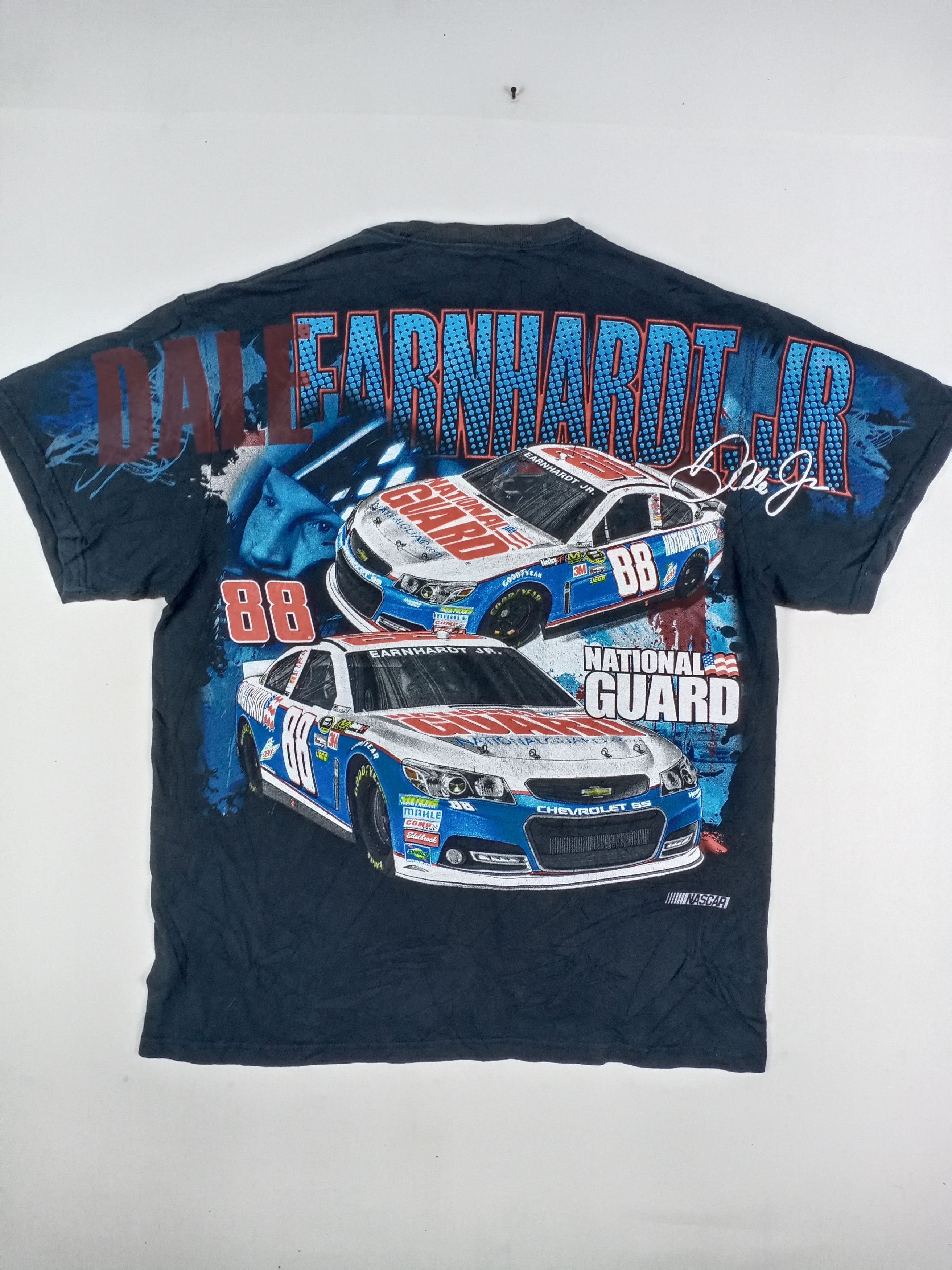 NASCAR × Vintage Vintage Legendary Dale Farnhardt NASCAR Fullprint T-shirt Size US L / EU 52-54 / 3 - 3 Thumbnail