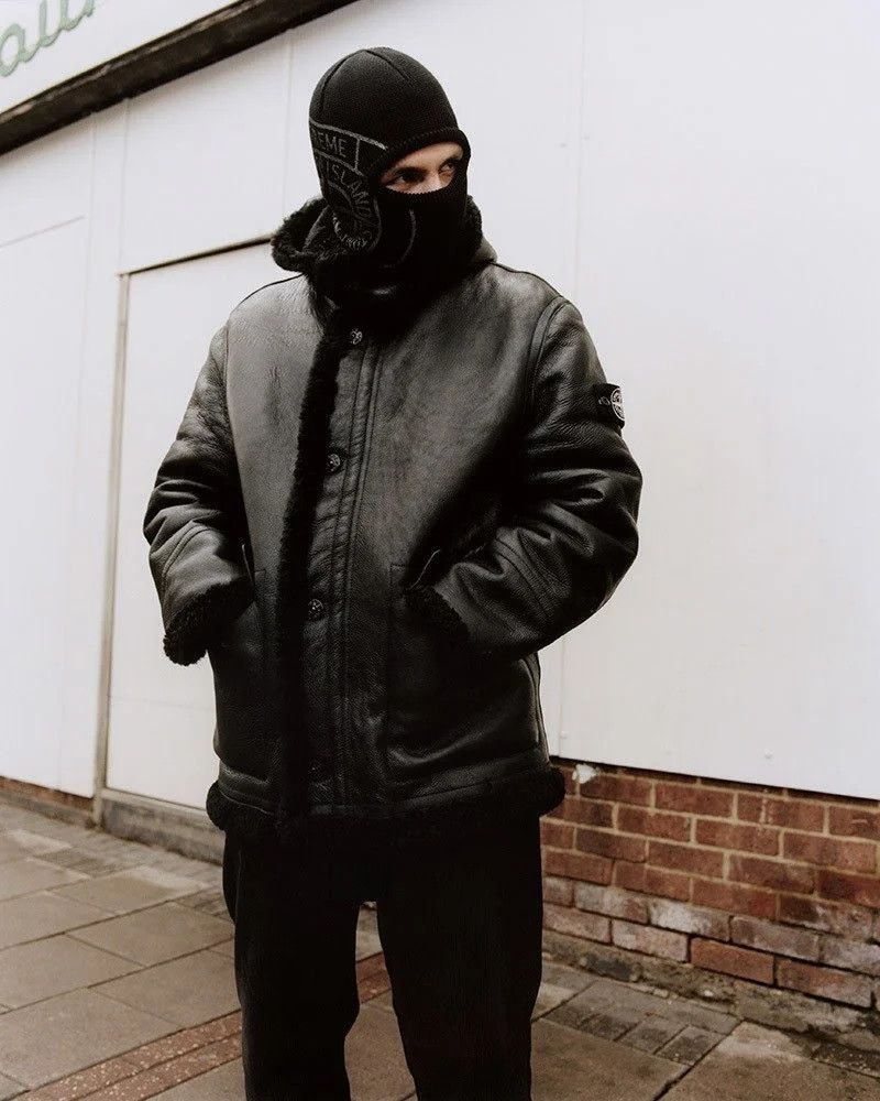 Stone island supreme coat shop