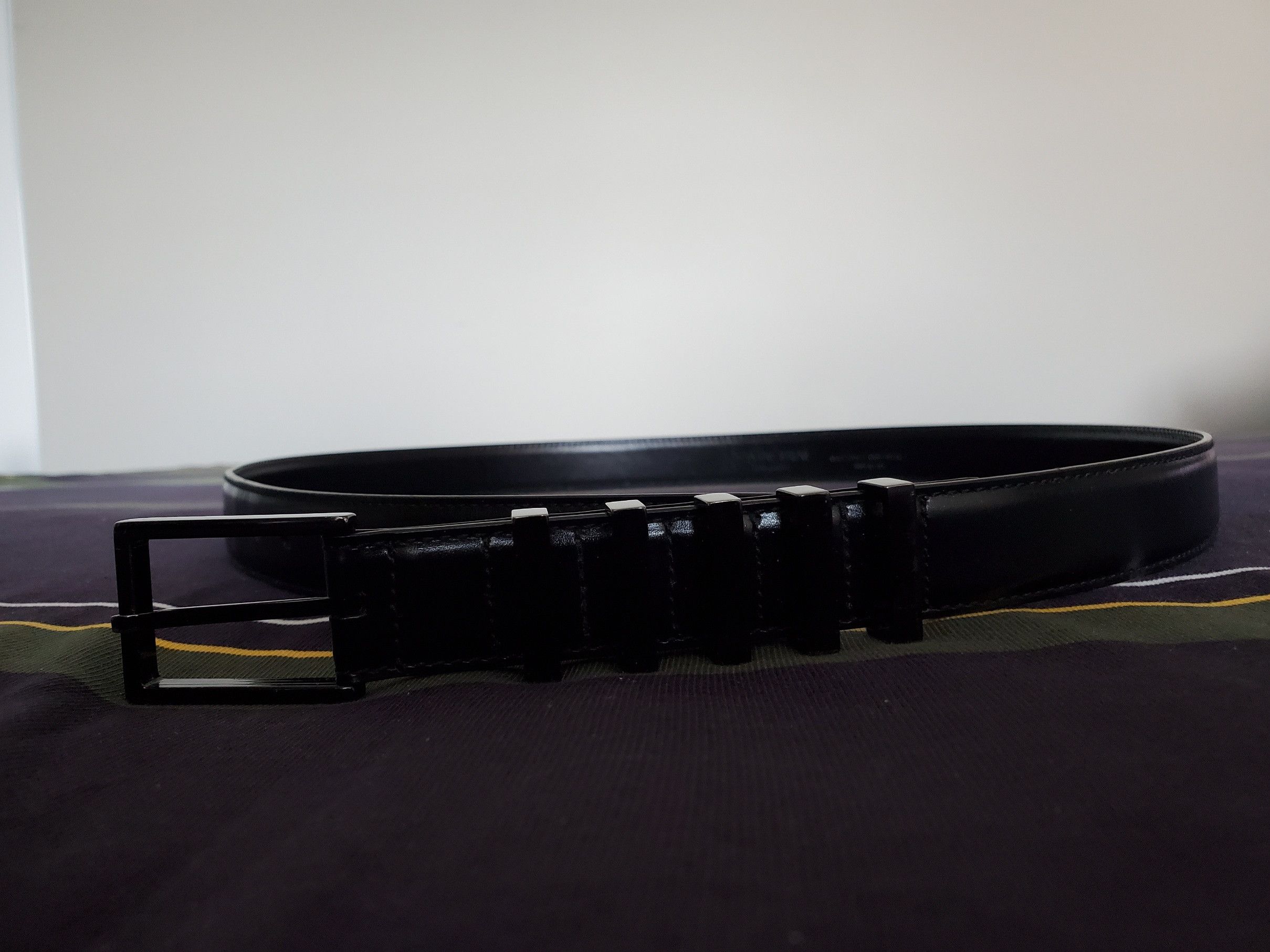 Hedi Slimane × Yves Saint Laurent Yves Saint Laurent x Hedi Slimane 5 passant patent belt Size 32 - 3 Thumbnail