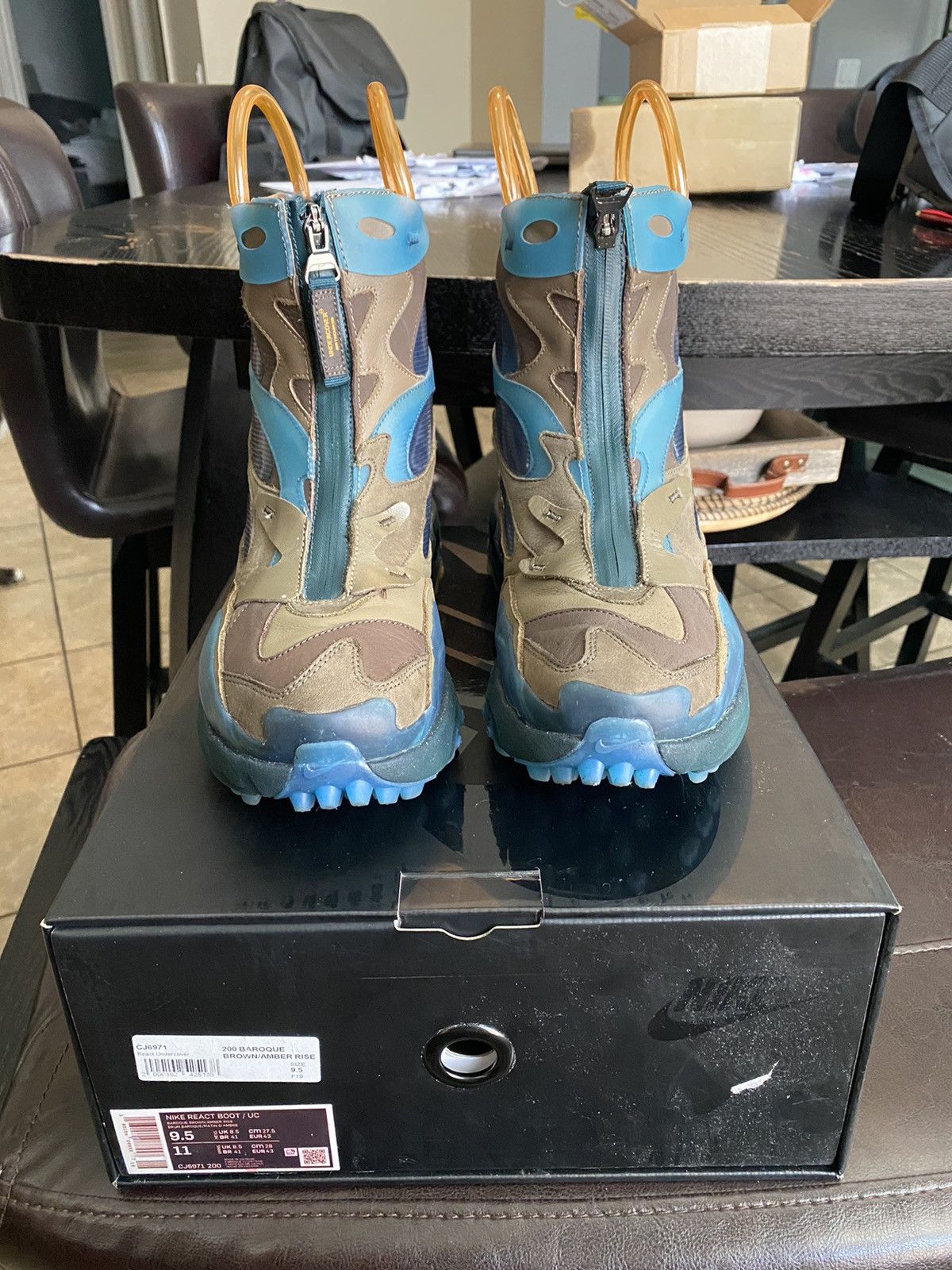Undercover Nike x Undercover React Boots in Brown Grailed