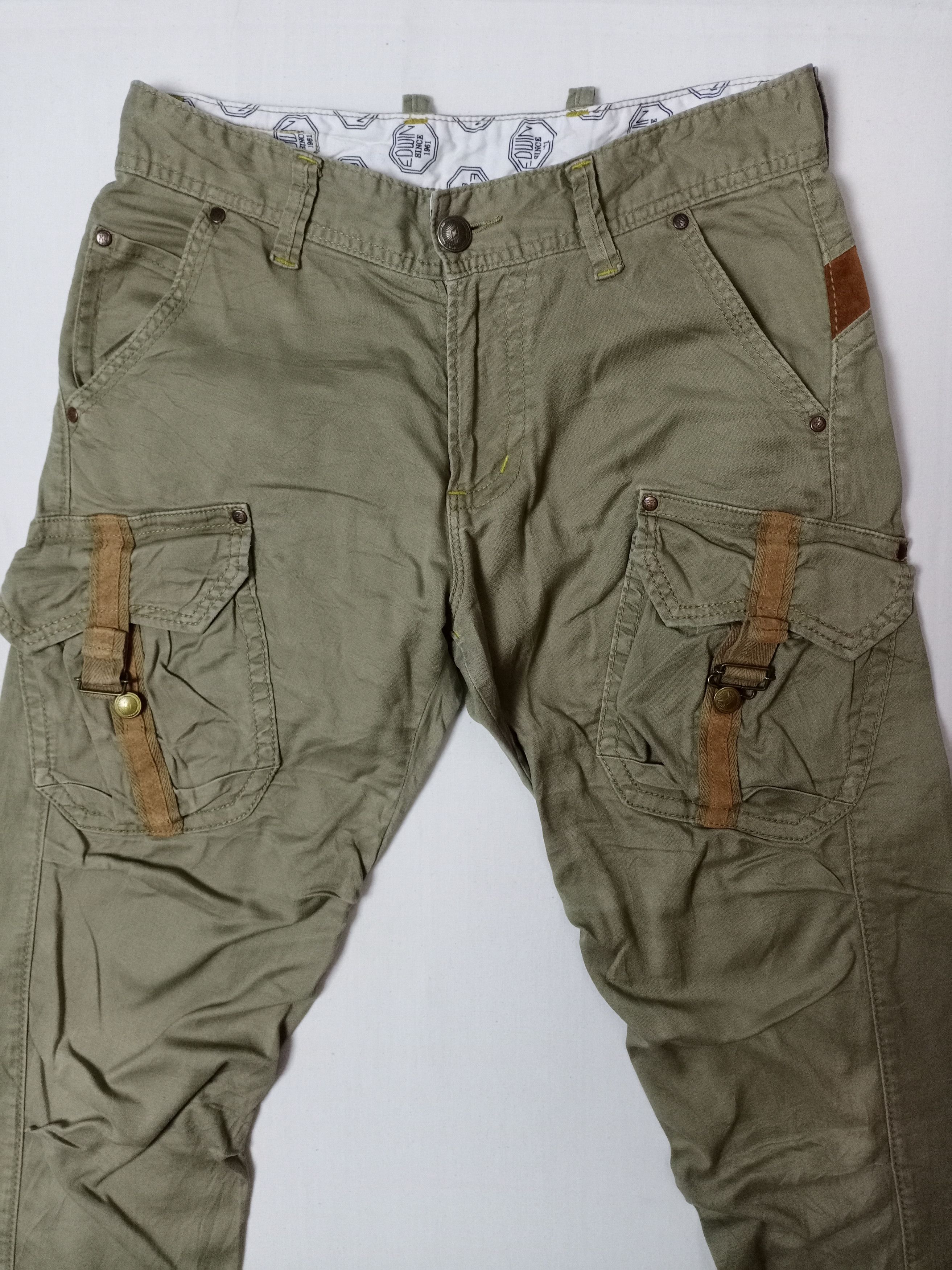 Edwin × Japanese Brand Edwin Tactical Multipocket Bondage Style Cargo Pant Size US 30 / EU 46 - 2 Thumbnail
