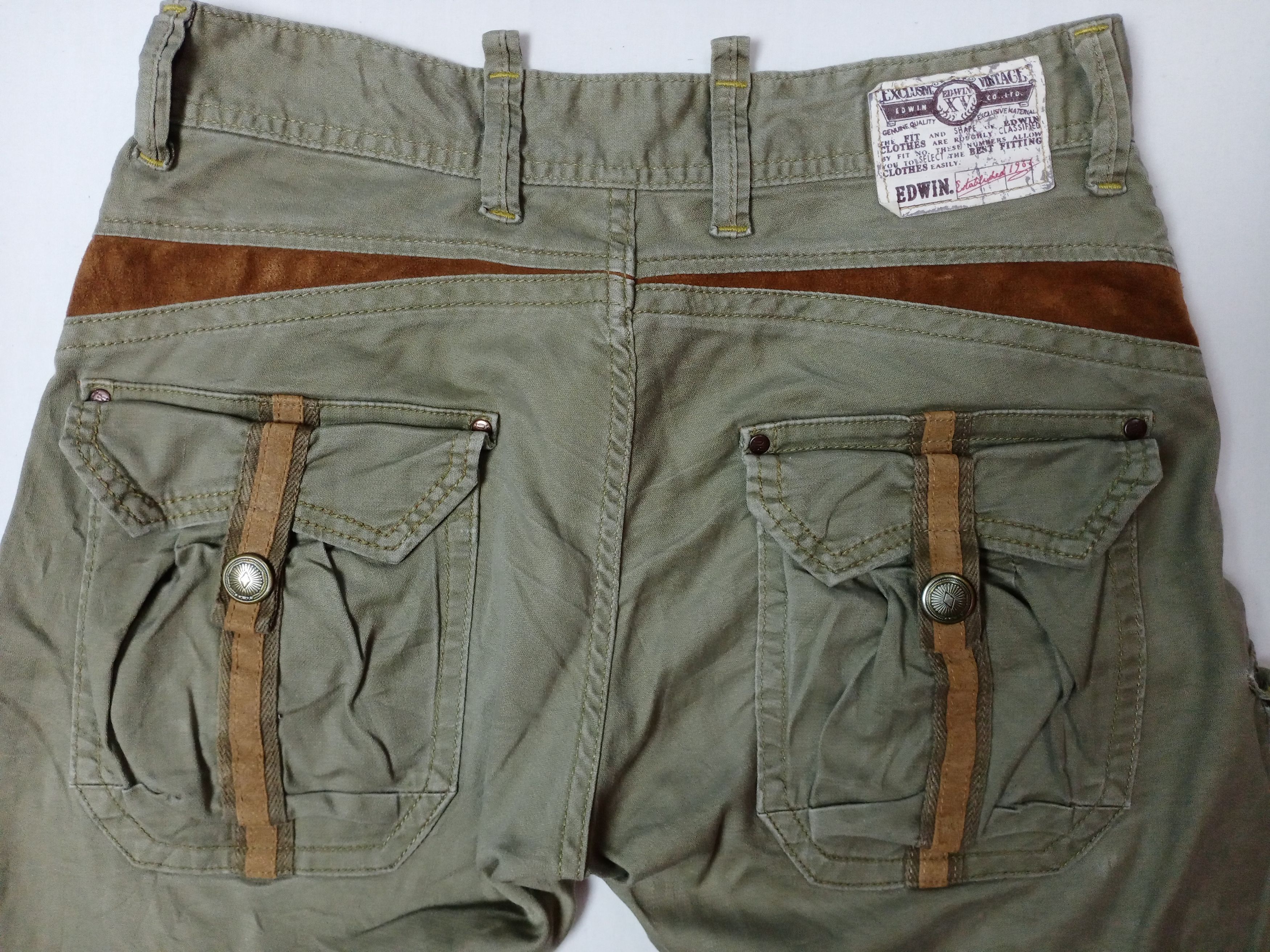 Edwin × Japanese Brand Edwin Tactical Multipocket Bondage Style Cargo Pant Size US 30 / EU 46 - 6 Thumbnail