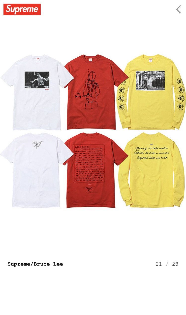 Supreme Used FW13 Supreme/Bruce Lee Enter The Dragon Tee Black L Size US L / EU 52-54 / 3 - 10 Thumbnail