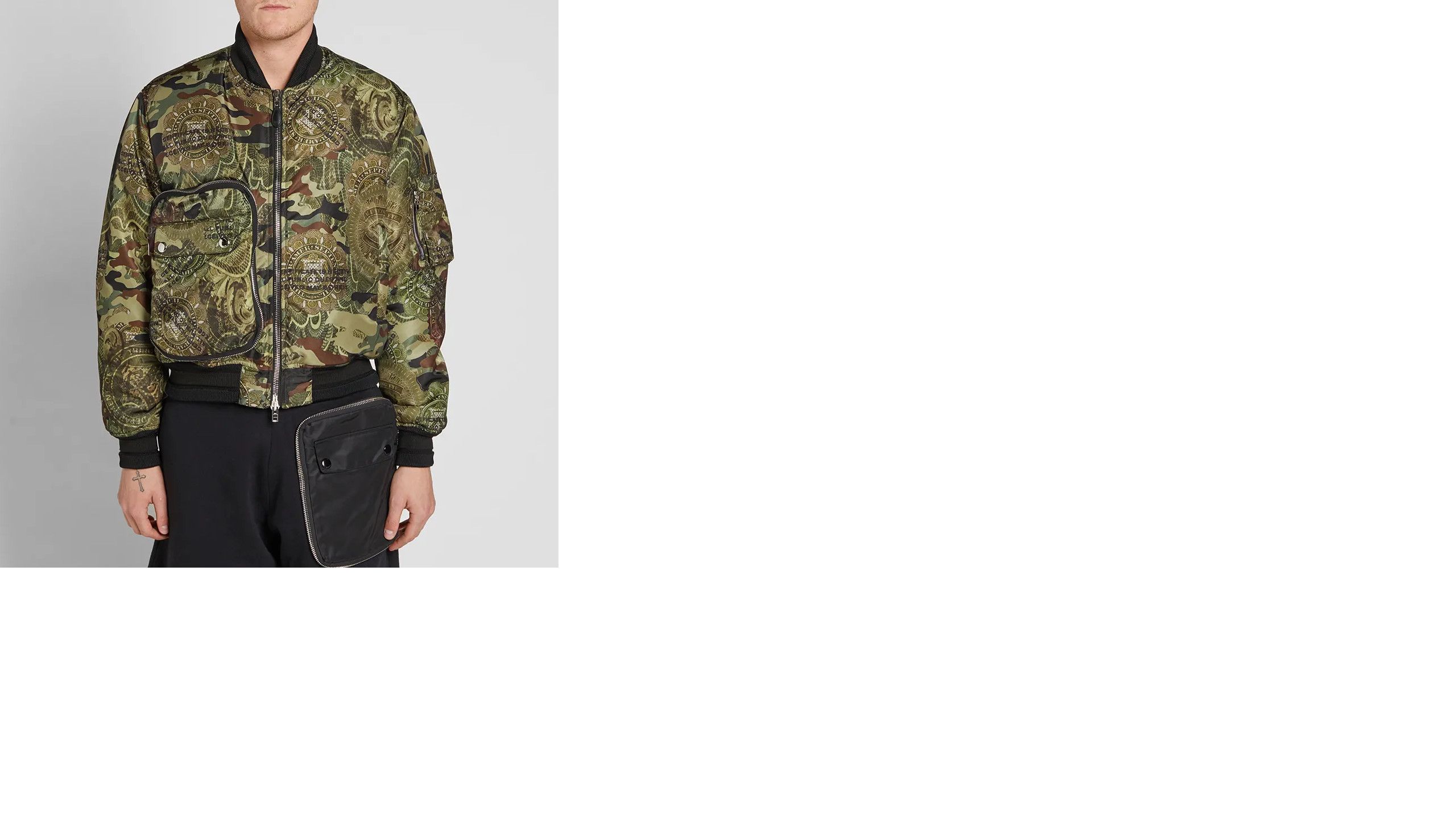 Givenchy Givenchy 17SS camoflage patten bomber jacket Size US M / EU 48-50 / 2 - 7 Thumbnail