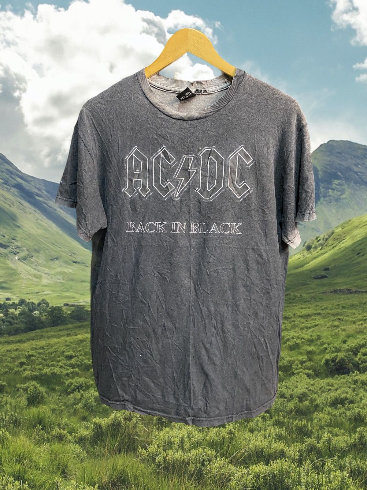 Band Tees Vintage Bootlegs Ac/dc Back In Black | Grailed