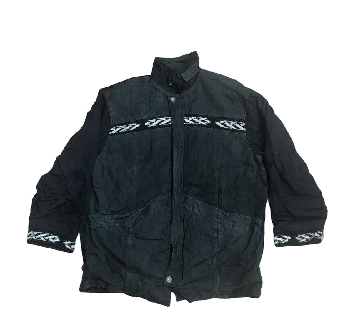 Kiko Kostadinov Konkord Denim Brown Bomber Jacket