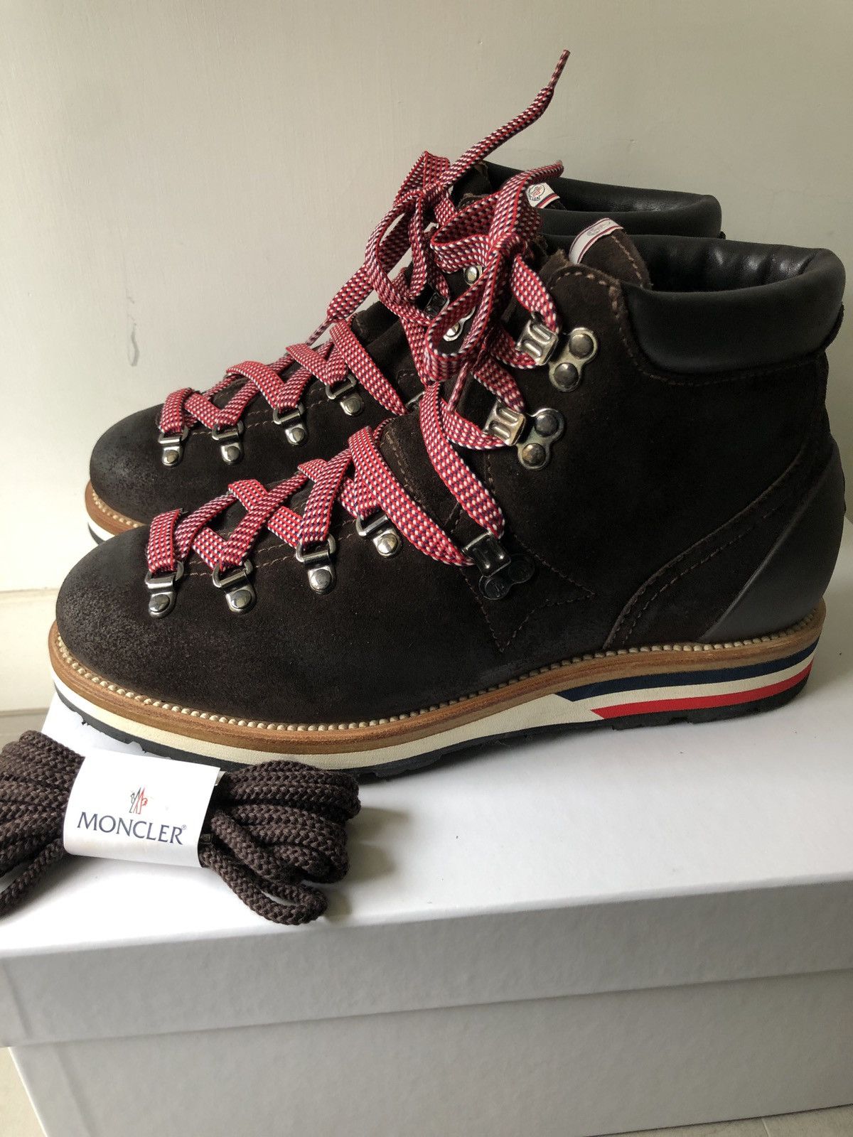 Womens Boots Snow Boots Moncler Blanche Boot MONCLER V SUEDE