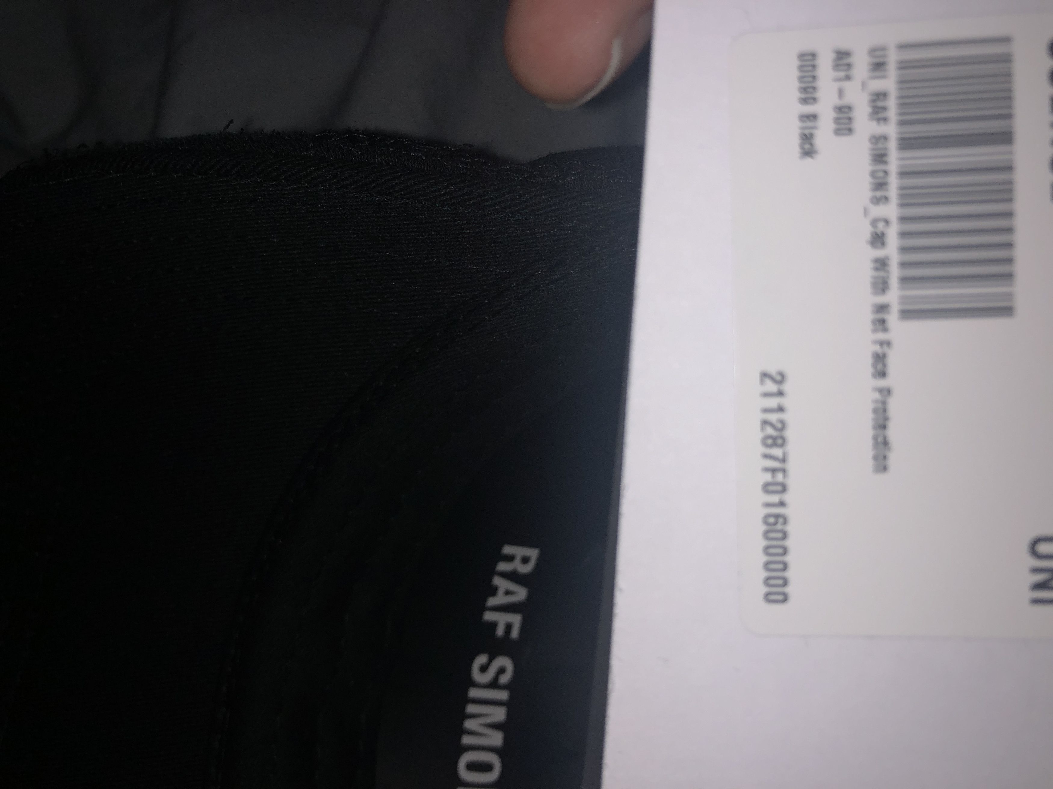 Raf Simons Raf Simons Redux Cap with net face protection Size ONE SIZE - 6 Thumbnail
