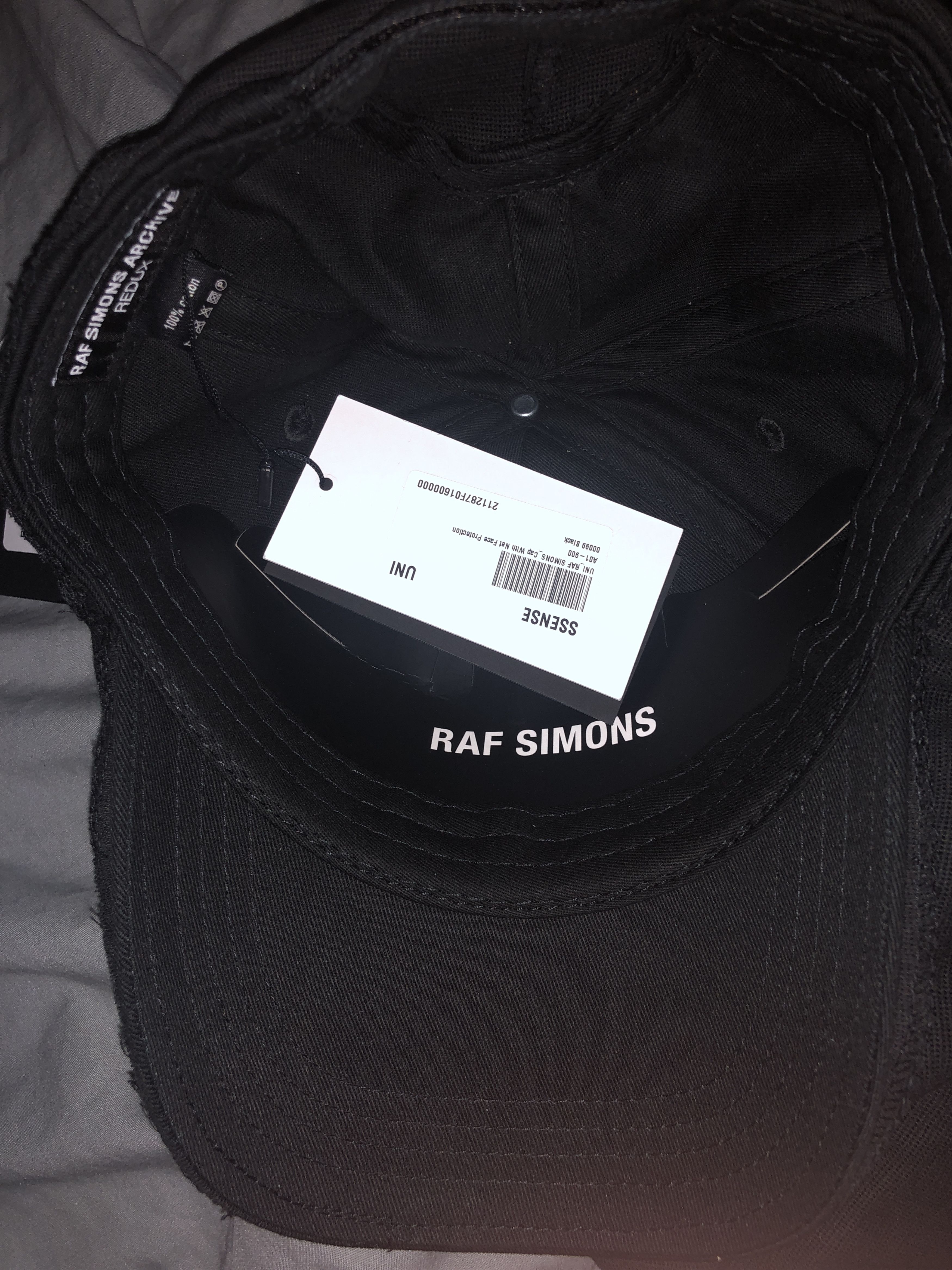 Raf Simons Raf Simons Redux Cap with net face protection Size ONE SIZE - 13 Thumbnail