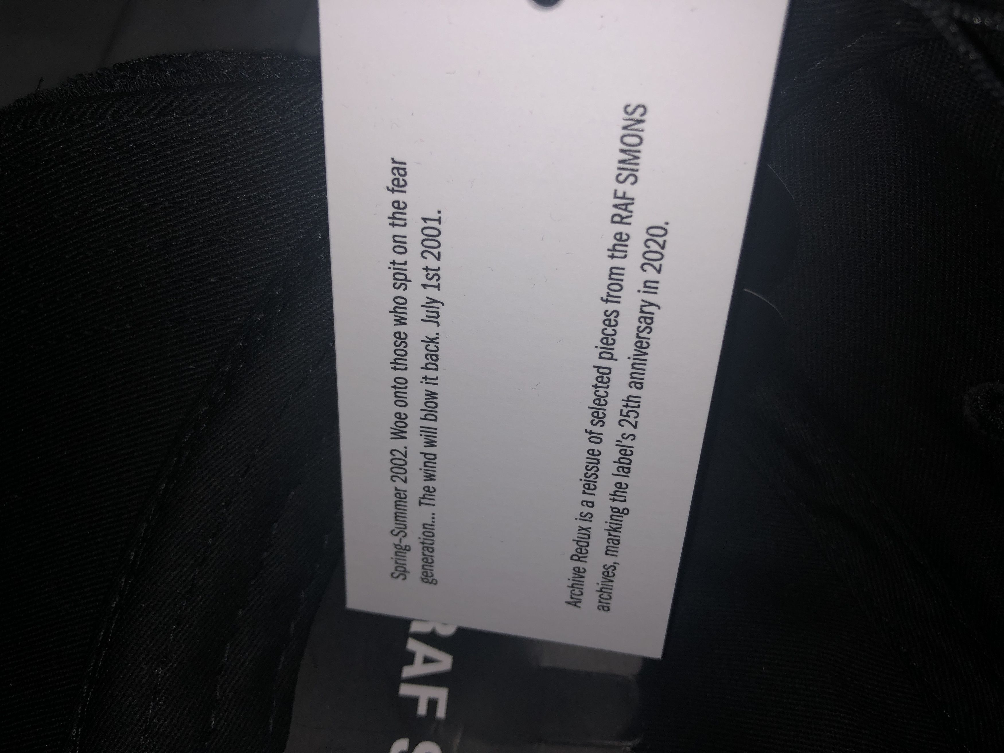 Raf Simons Raf Simons Redux Cap with net face protection Size ONE SIZE - 5 Thumbnail