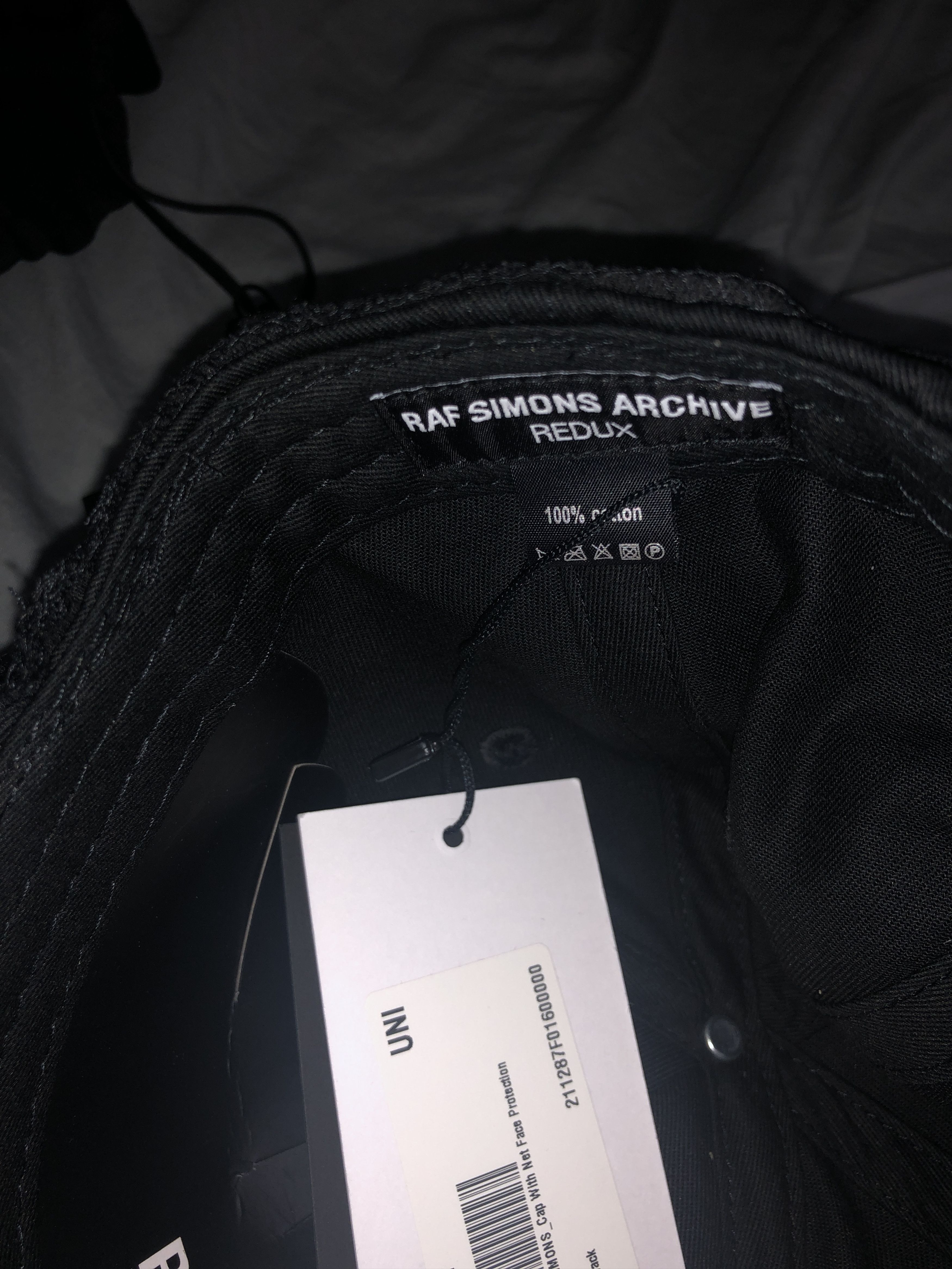 Raf Simons Raf Simons Redux Cap with net face protection Size ONE SIZE - 10 Thumbnail