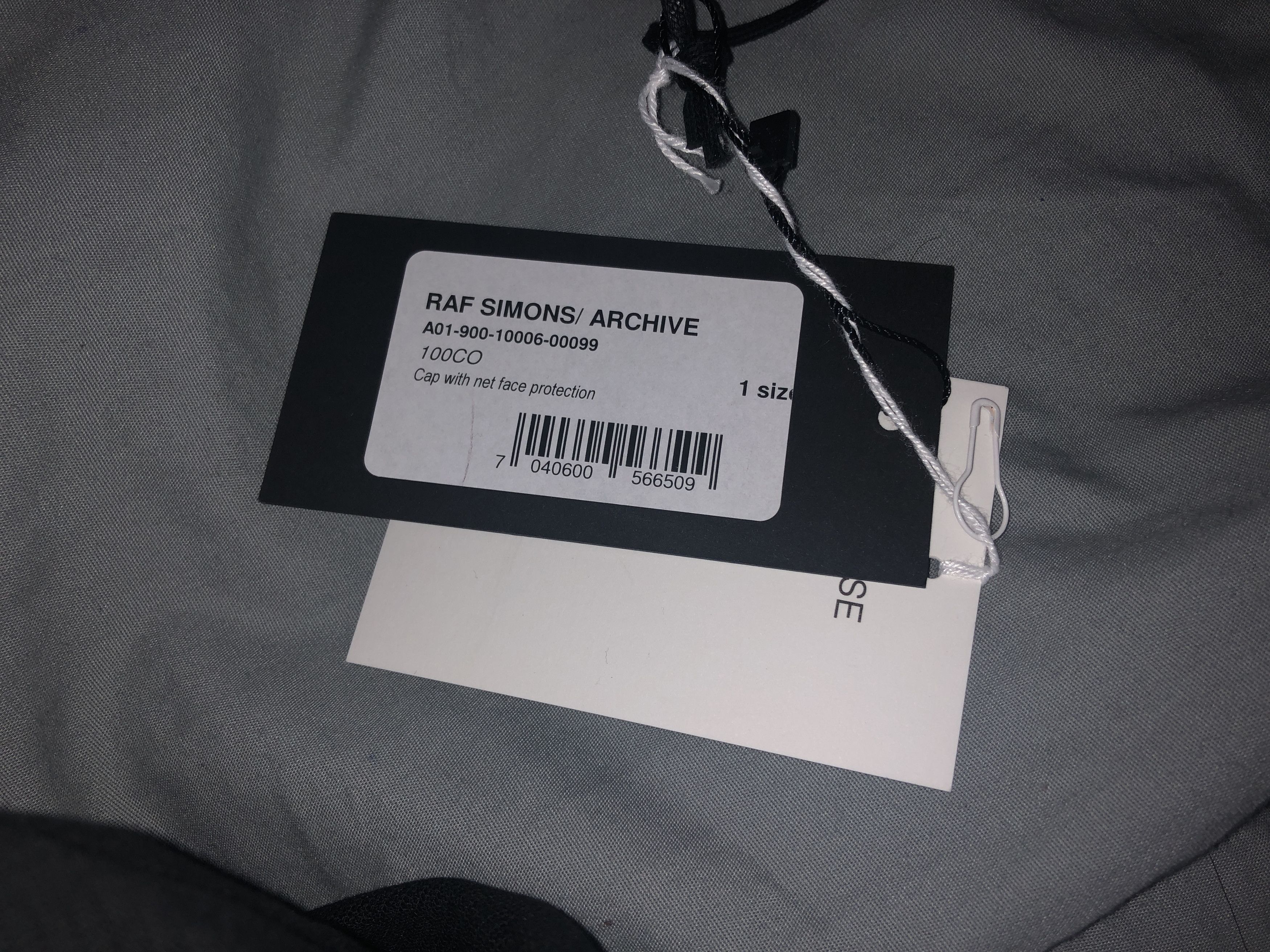 Raf Simons Raf Simons Redux Cap with net face protection Size ONE SIZE - 2 Thumbnail