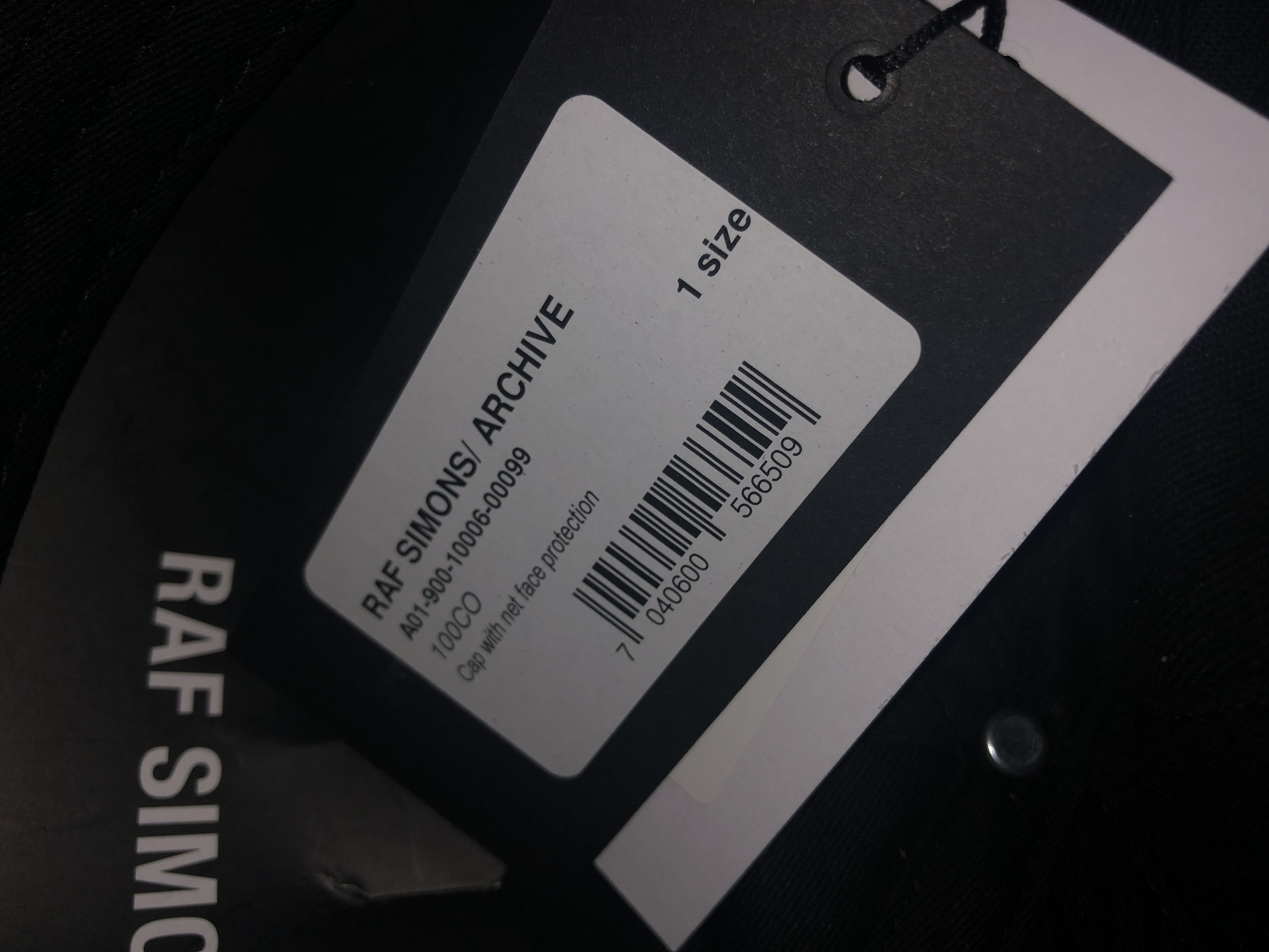 Raf Simons Raf Simons Redux Cap with net face protection Size ONE SIZE - 3 Thumbnail