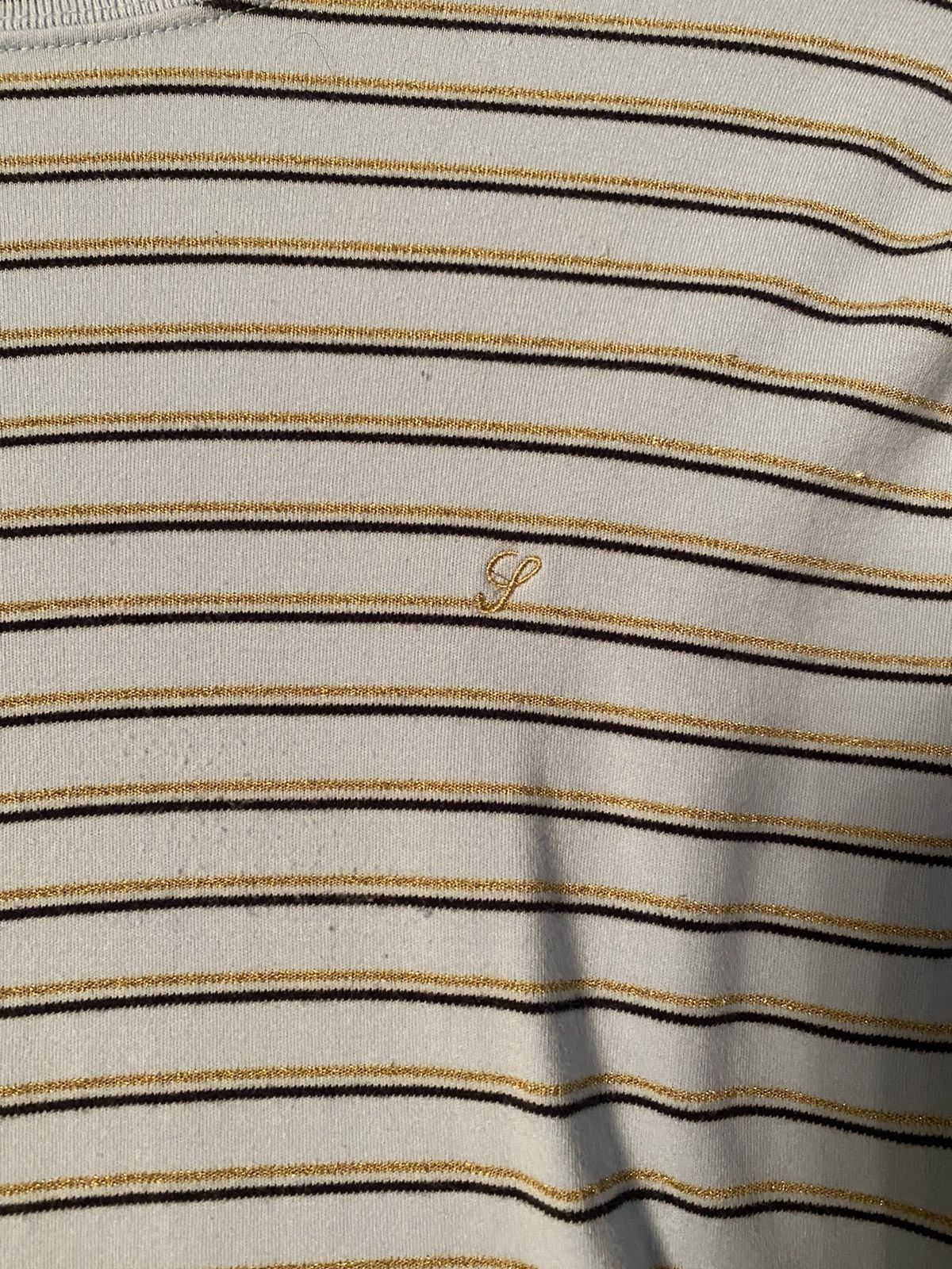 Supreme Blue Gold Striped Supreme Turtle Neck Size US M / EU 48-50 / 2 - 2 Thumbnail