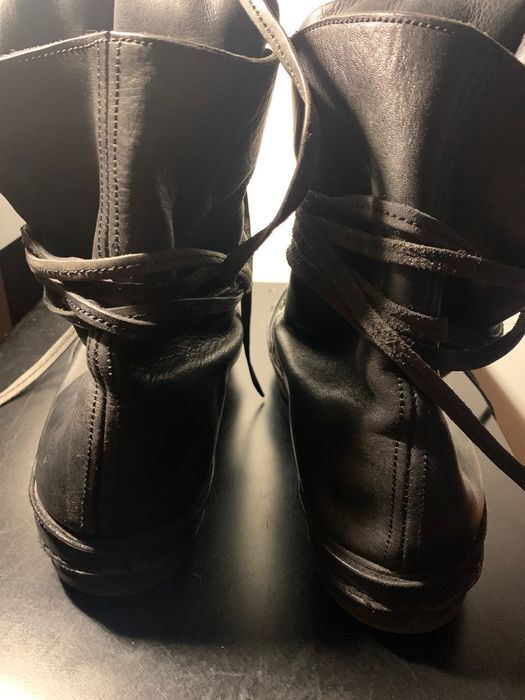 James Kearns London 10 HOLE HANDMADE LEATHERS BOOTS/HIGH-TOPS | Grailed