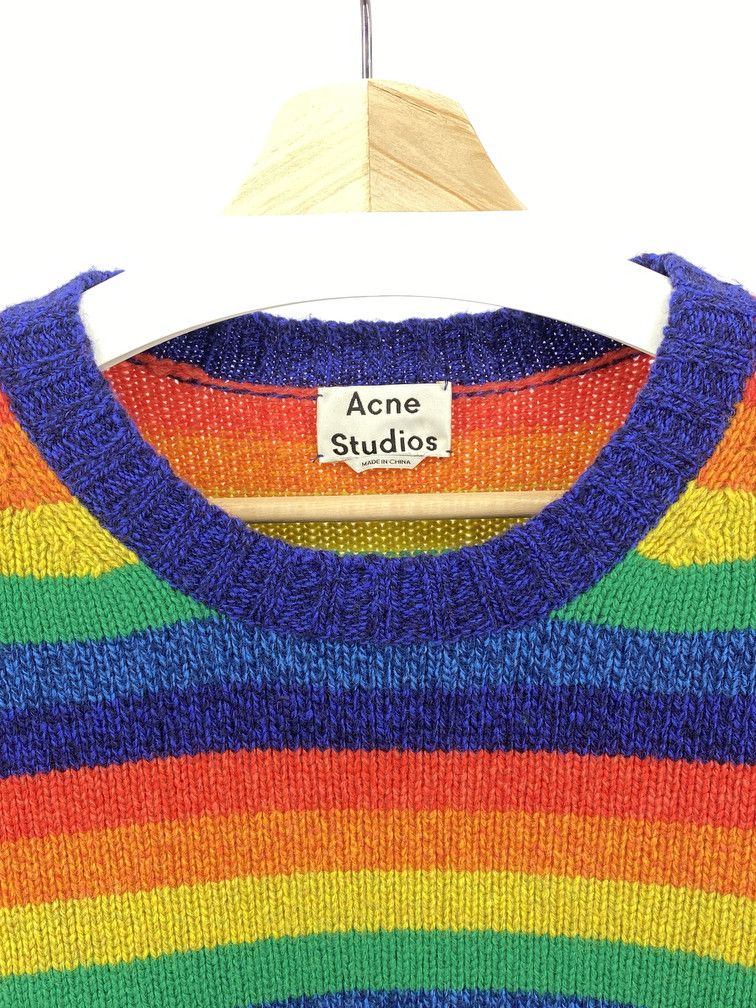 Acne shops studios samara rainbow sweater