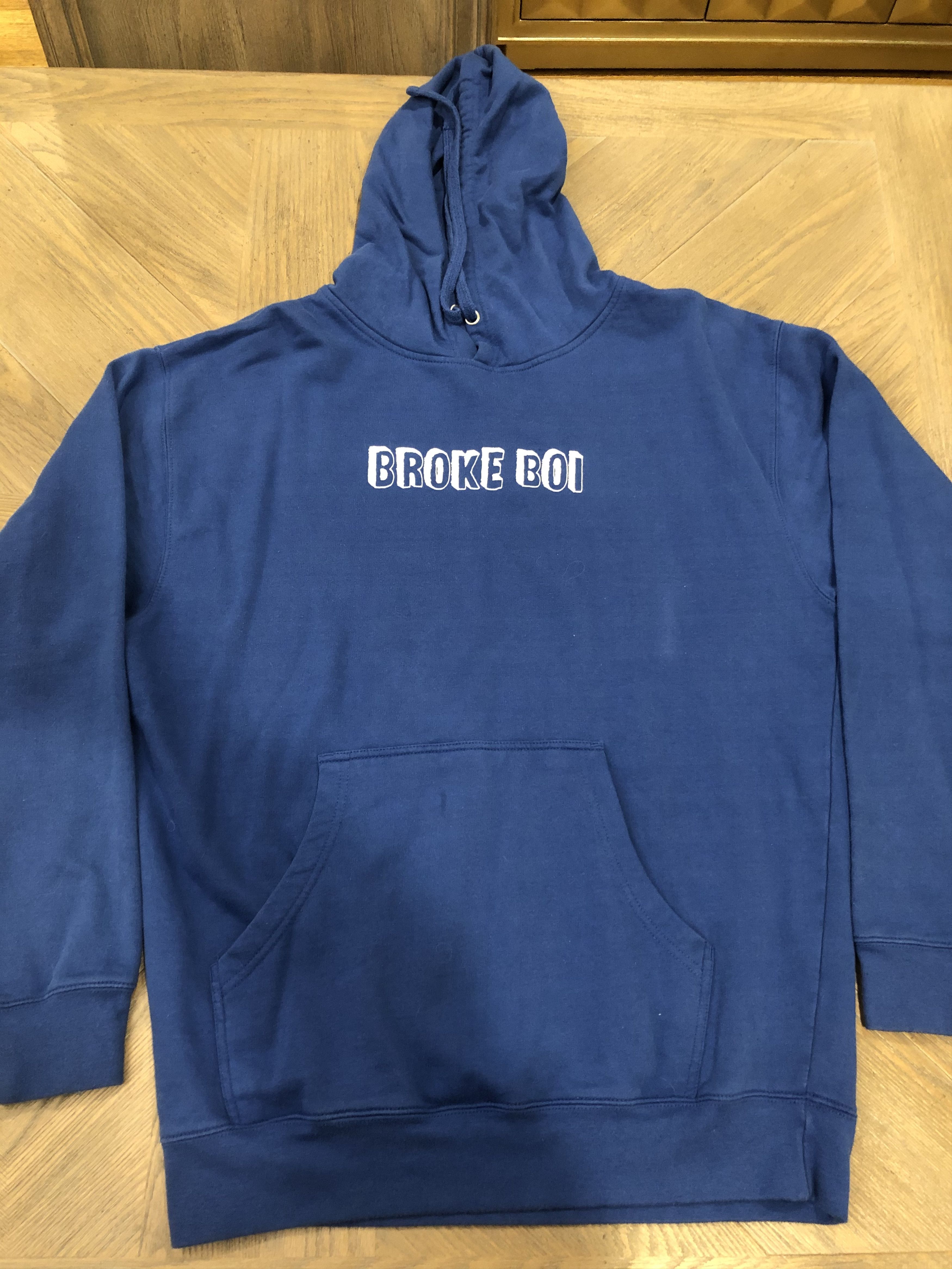 Playboi Carti Broke Boi Blue Hoodie Large Sweatshirt Grailed