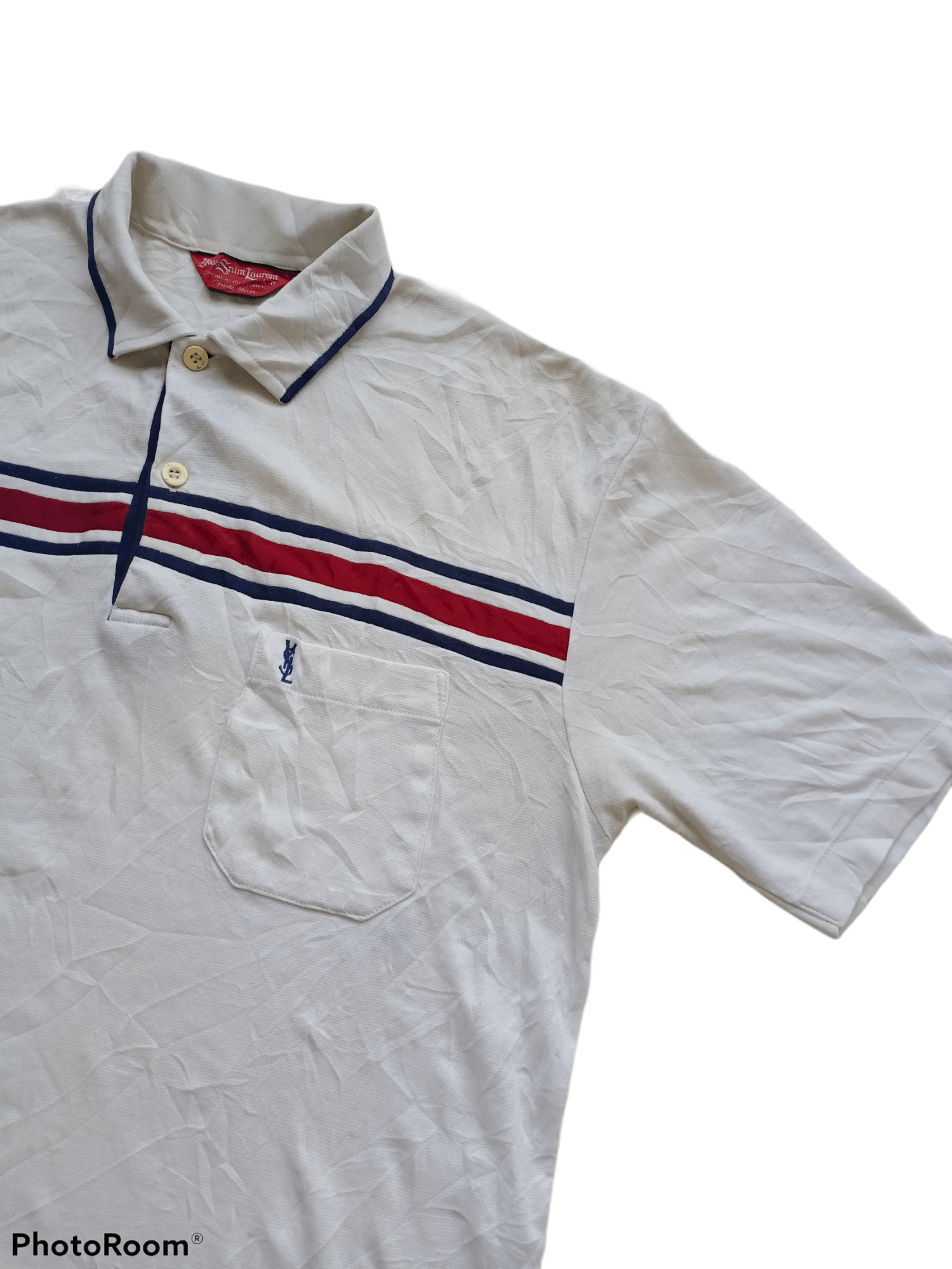 Vintage Ysl Yves Saint Laurent Chemise De France Tshirt 90s