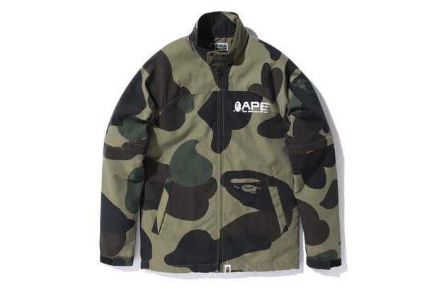 Bape Bape Giant 1st Camo Rain Jacket | Grailed
