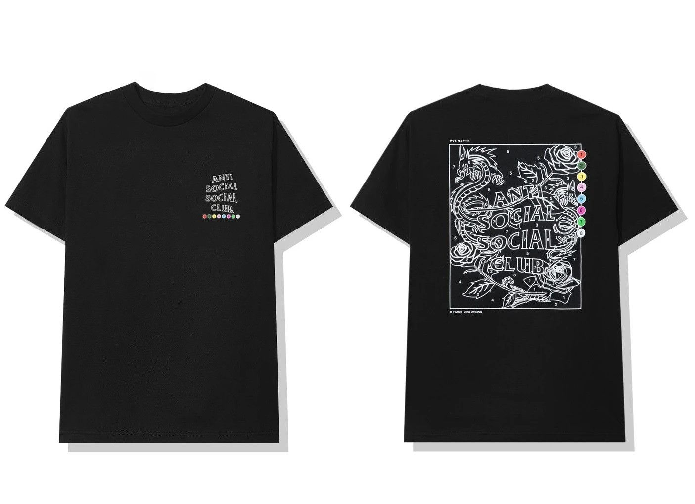 Anti Social Social Club DS ASSC Dragon Up To You Black Tee FTP KAWS BAPE KITH OOTD Size US XL / EU 56 / 4 - 6 Thumbnail