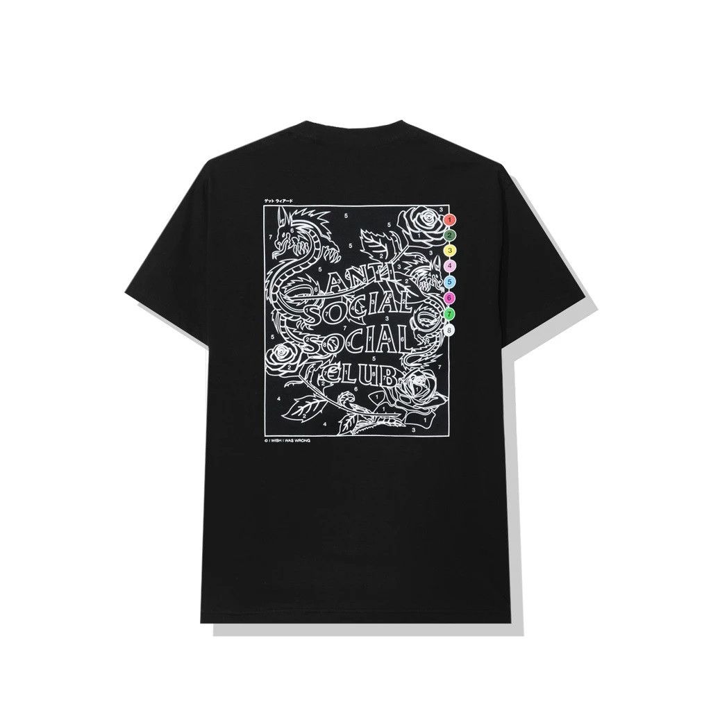 Anti Social Social Club DS ASSC Dragon Up To You Black Tee FTP KAWS BAPE KITH OOTD Size US XL / EU 56 / 4 - 1 Thumbnail