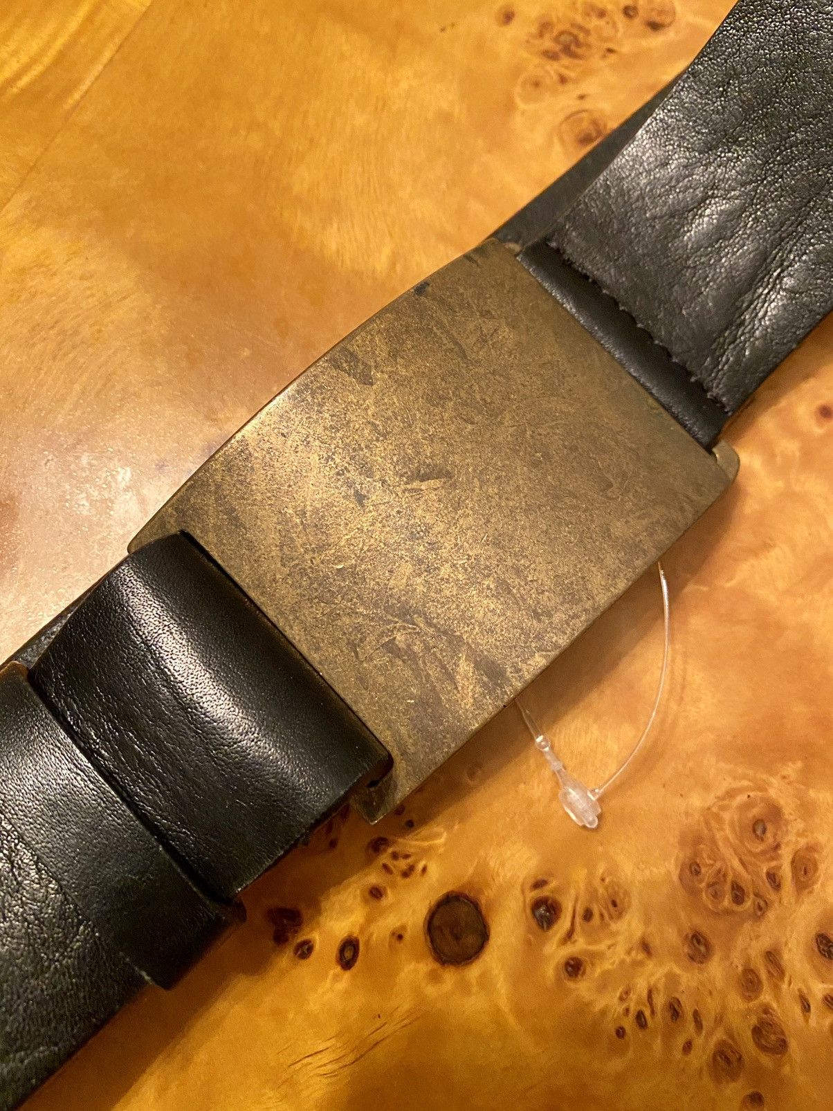 Raf Simons × Ruffo Research RARE!!! New 1999 Hammered Buckle/Rivet Belt ...