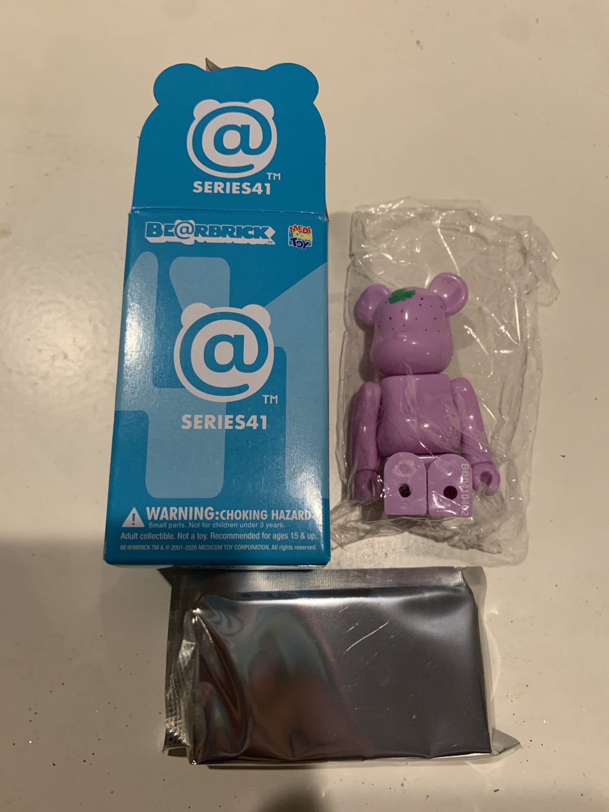 Medicom Toy Medicom 100% Be@rbrick S41 Jellybean Berry Size ONE SIZE - 1 Thumbnail