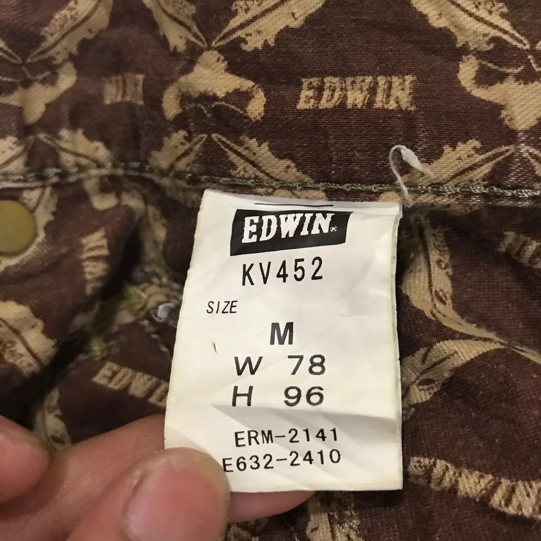 Edwin × Japanese Brand Edwin Cargo workwear vintage style Size US 33 - 9 Thumbnail