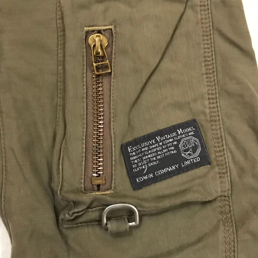 Edwin × Japanese Brand Edwin Cargo workwear vintage style Size US 33 - 7 Thumbnail