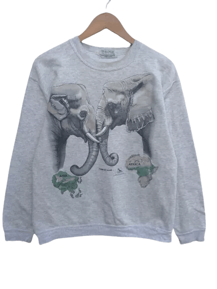 The Mountain Vintage 90s Vintage The Mountain Animal Elephant full print Size US S / EU 44-46 / 1 - 1 Thumbnail