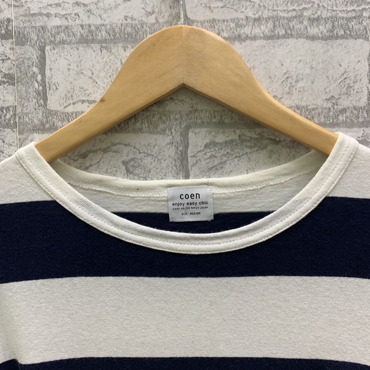 Japanese Brand Coen Japan Brand Big Striped For Women Single Pocket Style Size US M / EU 48-50 / 2 - 4 Thumbnail