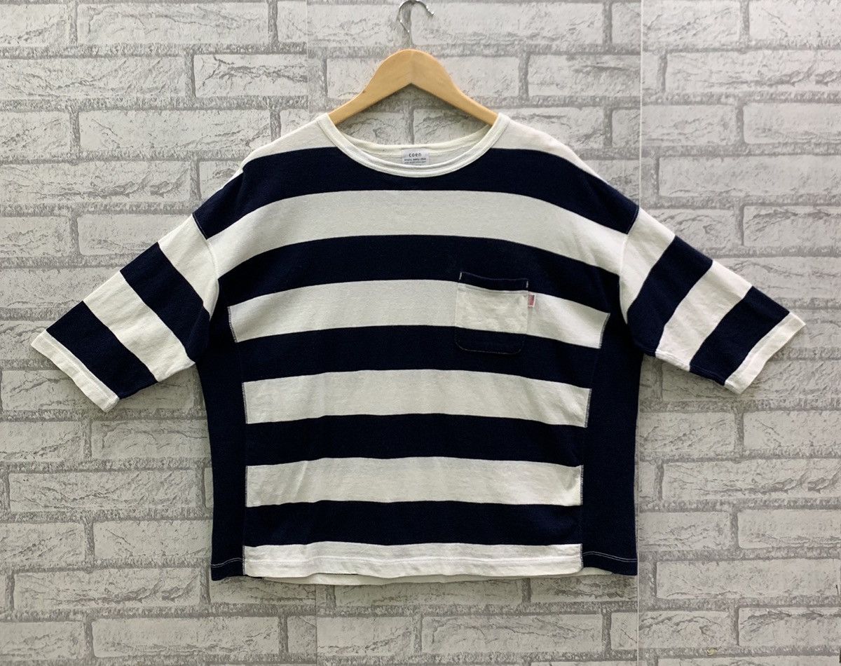 Japanese Brand Coen Japan Brand Big Striped For Women Single Pocket Style Size US M / EU 48-50 / 2 - 1 Thumbnail