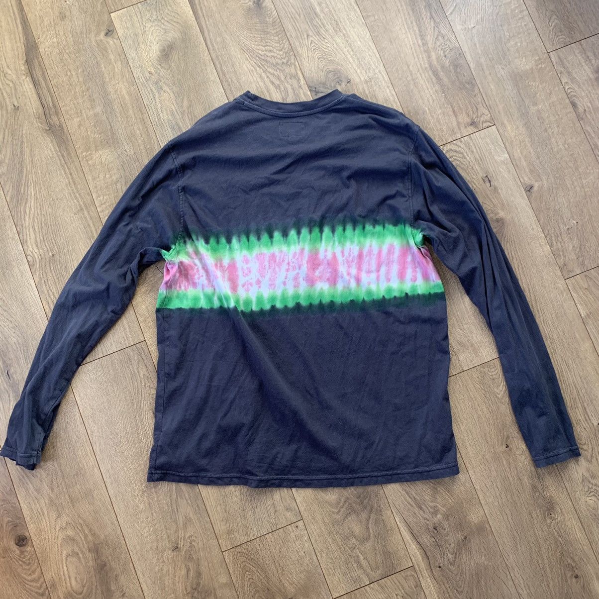 Stussy STUSSY TIE DYE STRIPE L/S JERSEY Size US L / EU 52-54 / 3 - 3 Thumbnail