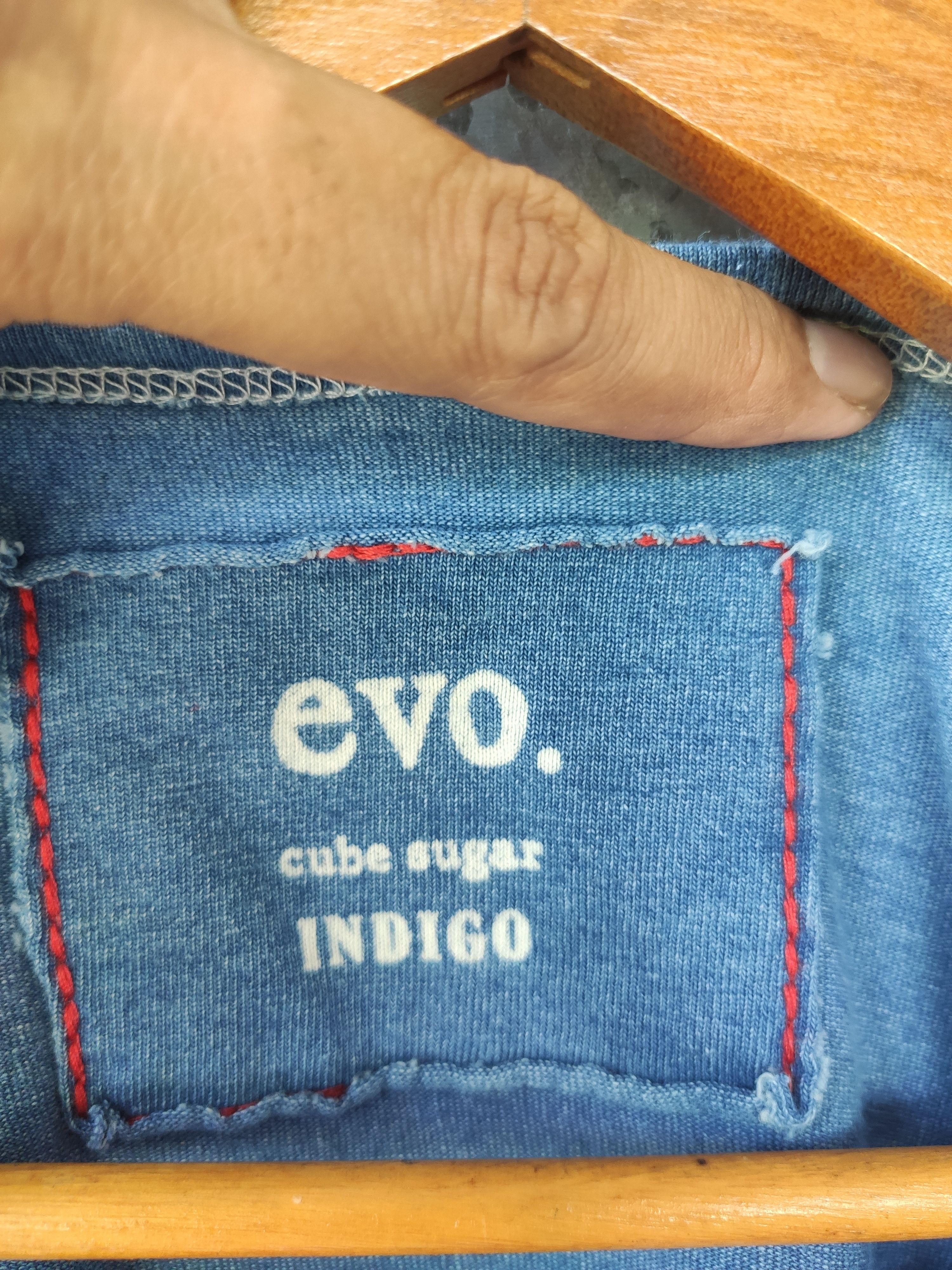 Blue Blue Japan Evo Cube Sugar Indigo t shirt blue Size US M / EU 48-50 / 2 - 4 Thumbnail
